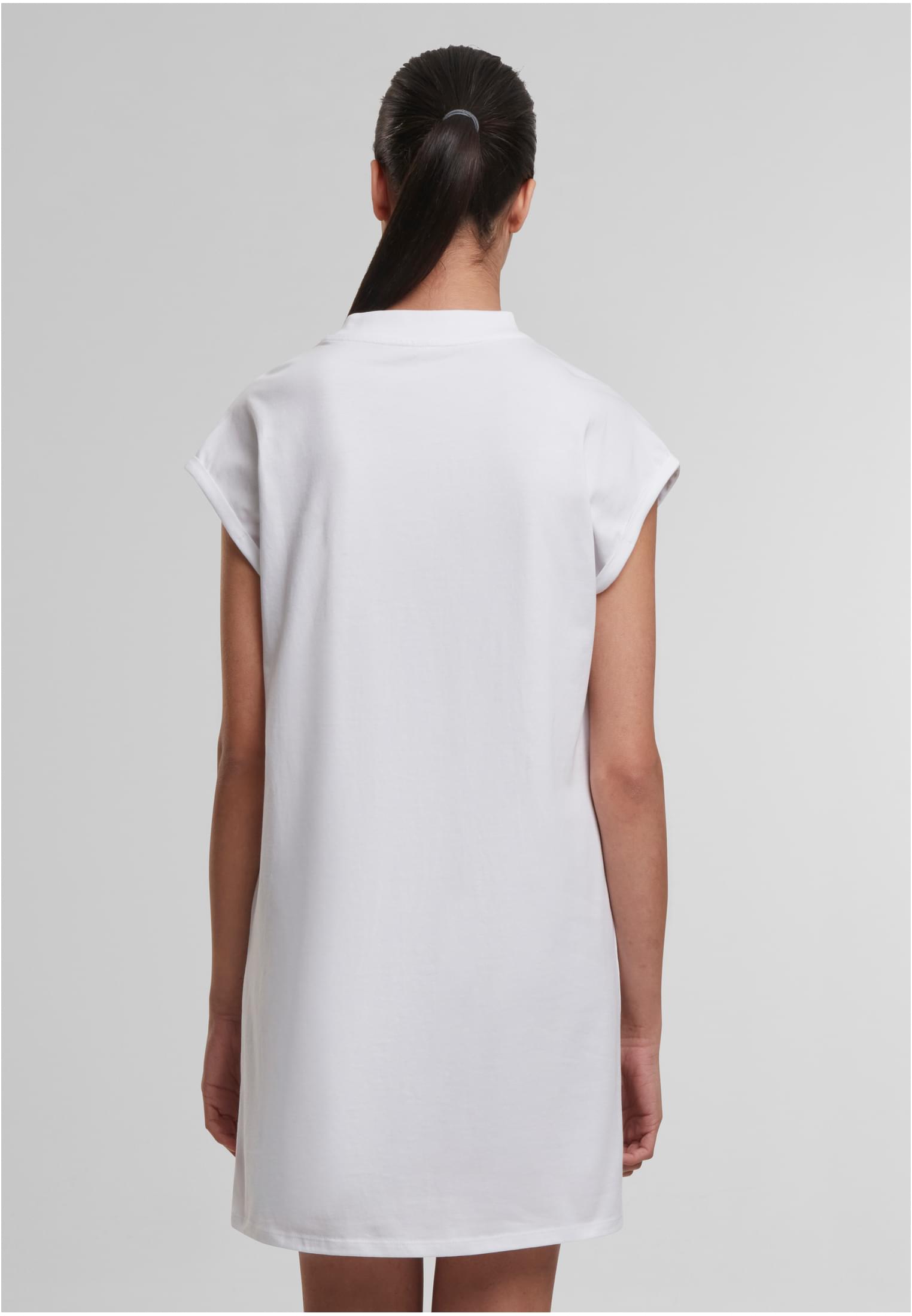 Ladies Extended Shoulder Dress white | white