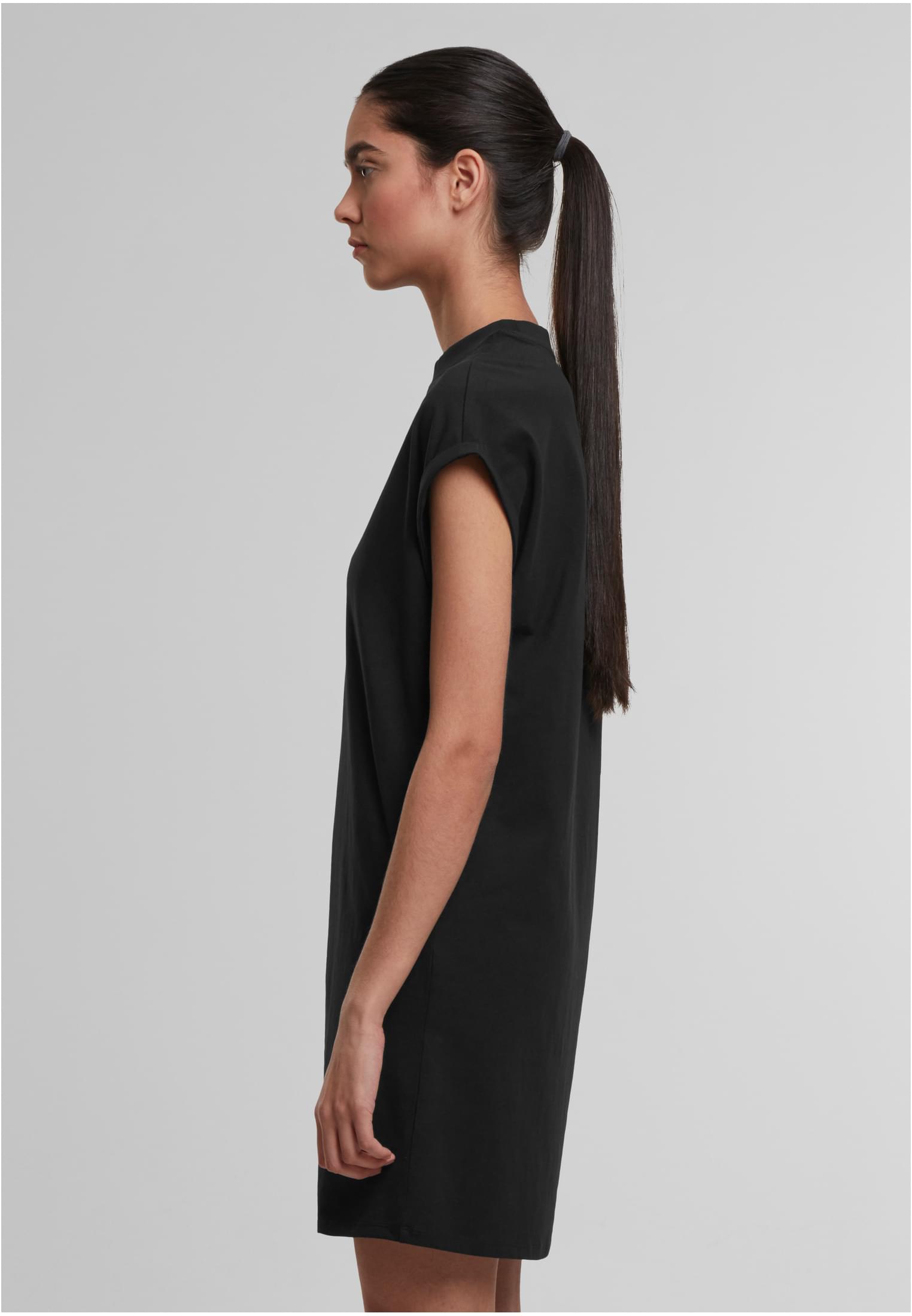 Ladies Extended Shoulder Dress black | black