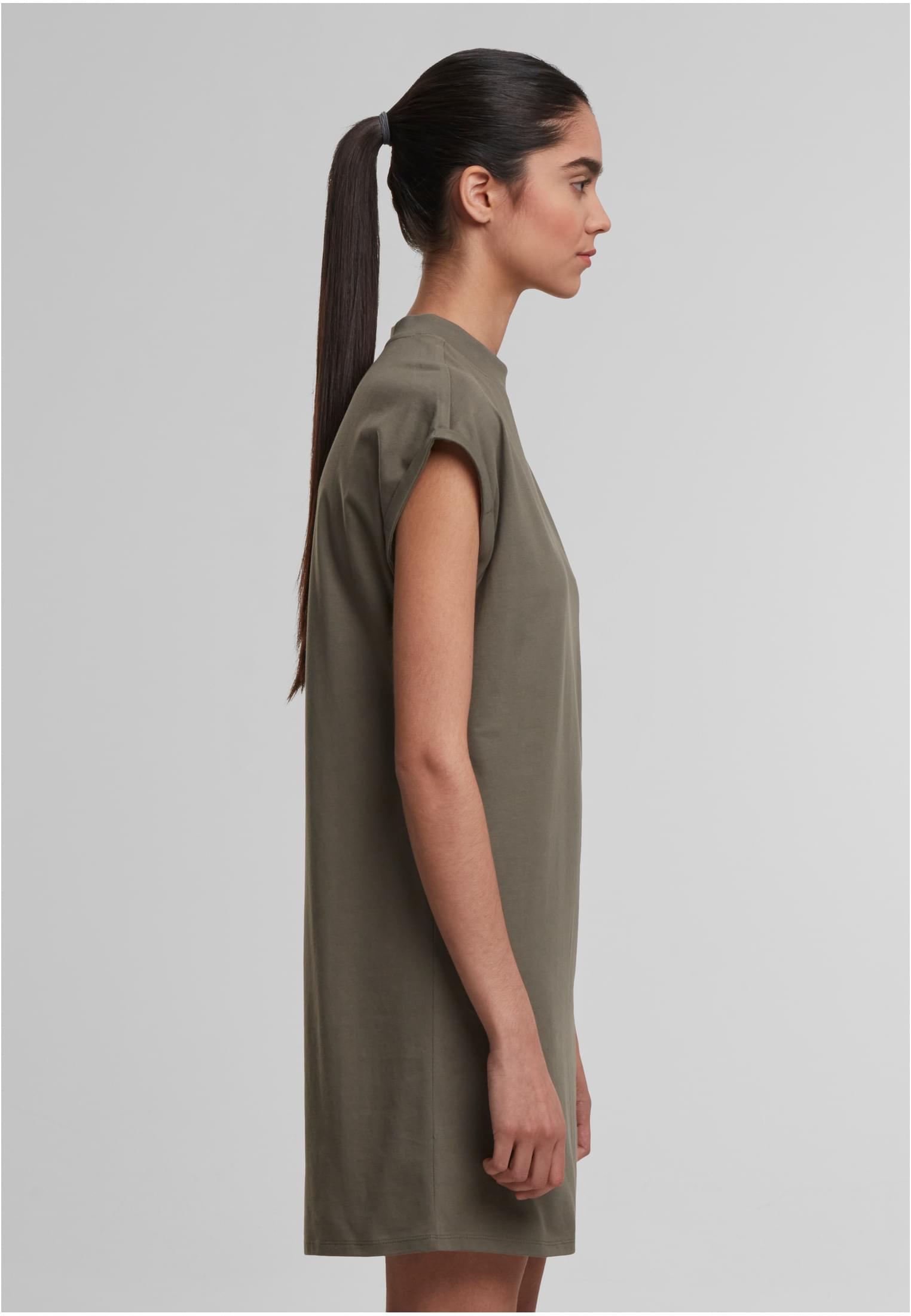 Ladies Extended Shoulder Dress olive | olive