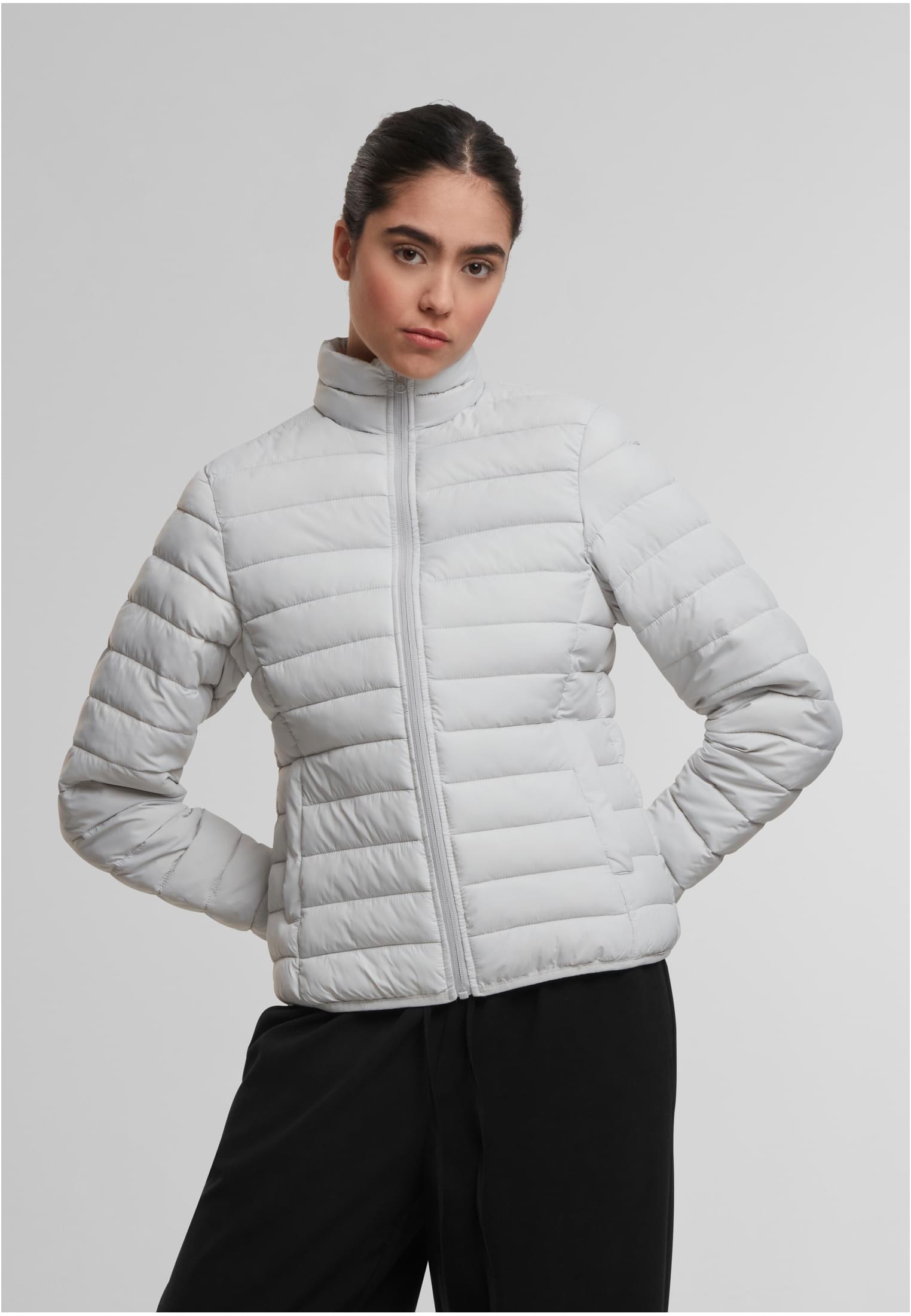 Ladies Light Puffer Jacket lightasphalt | lightasphalt