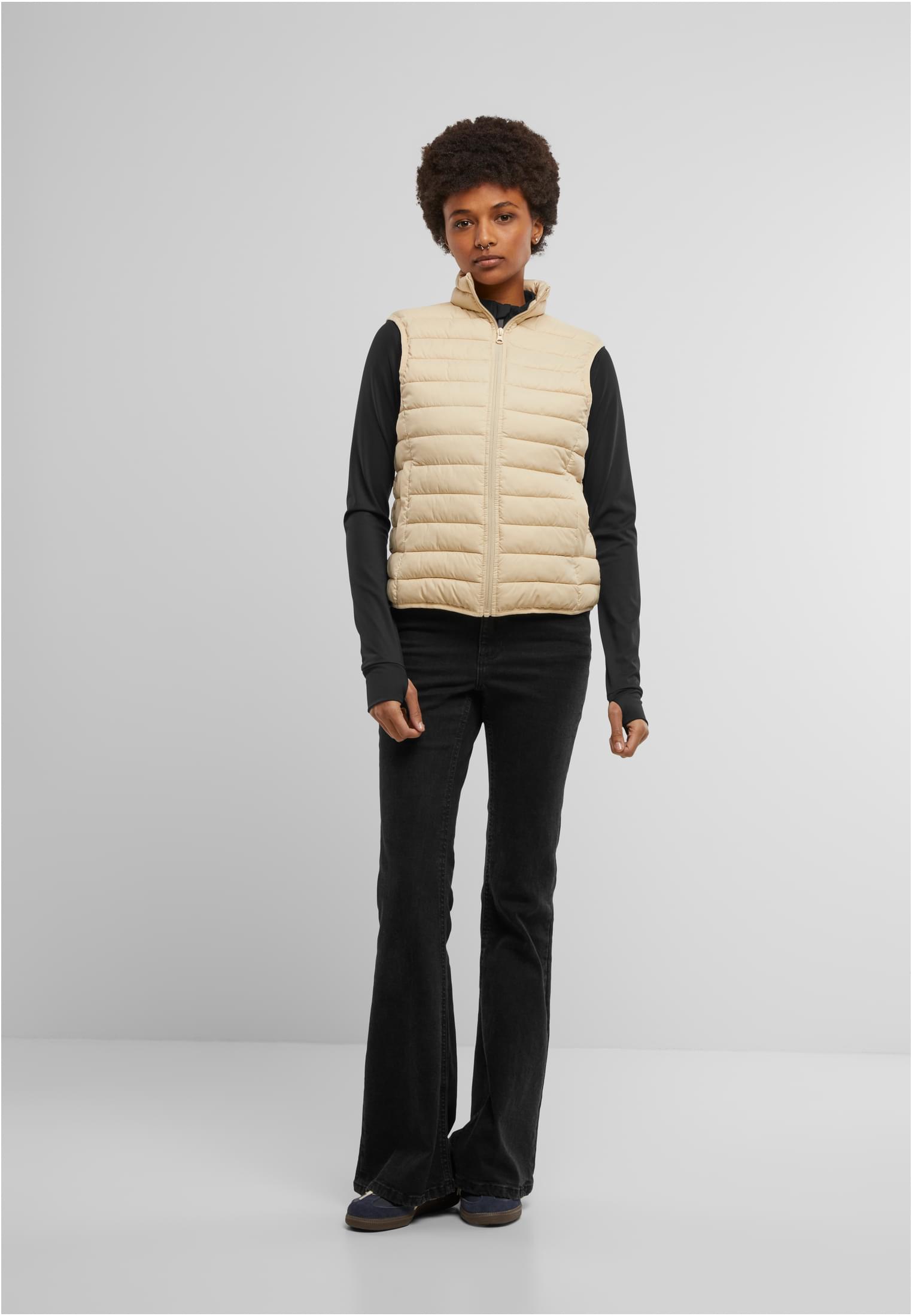 Ladies Light Puffer Vest sand | sand