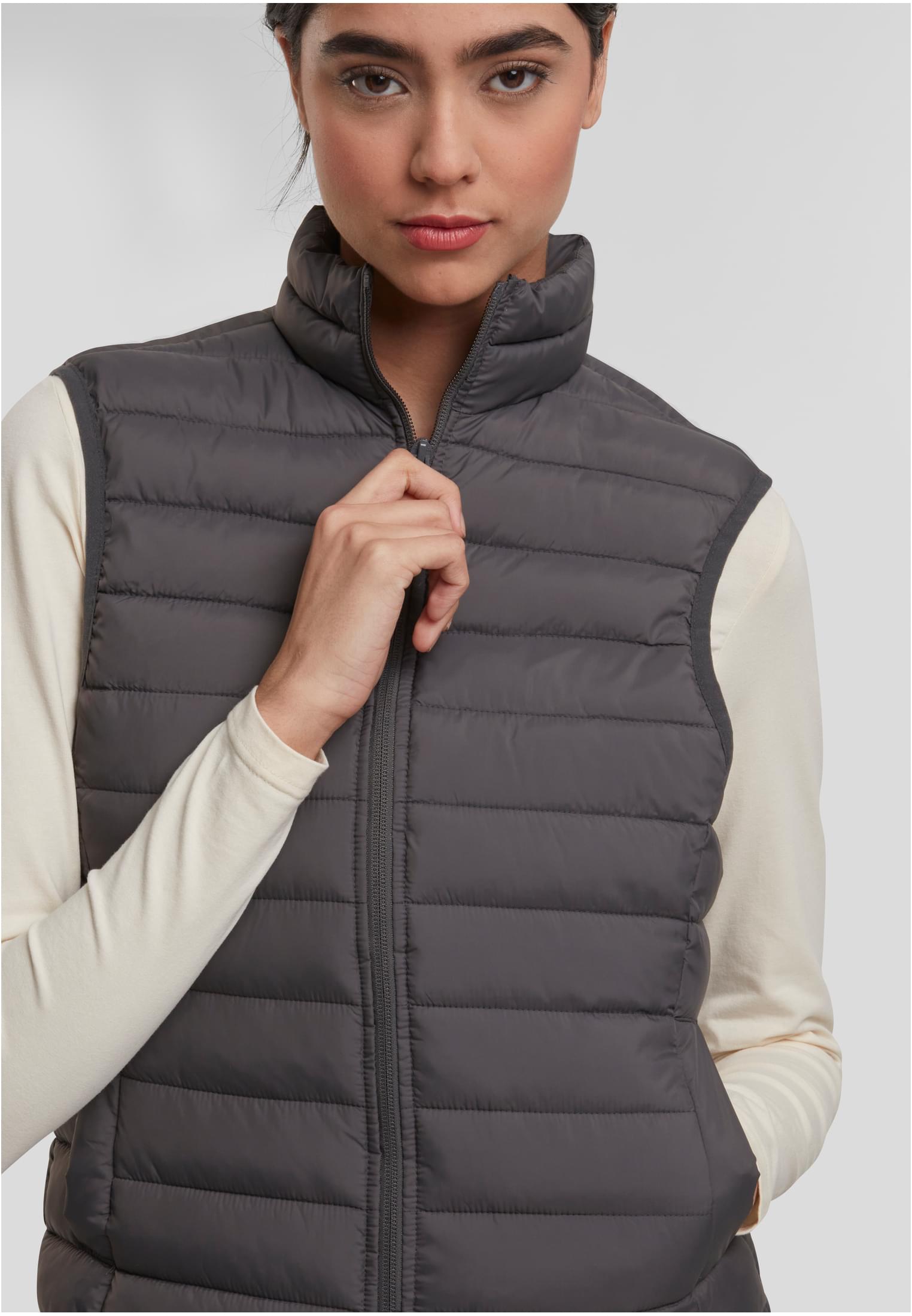 Ladies Light Puffer Vest magnet | magnet