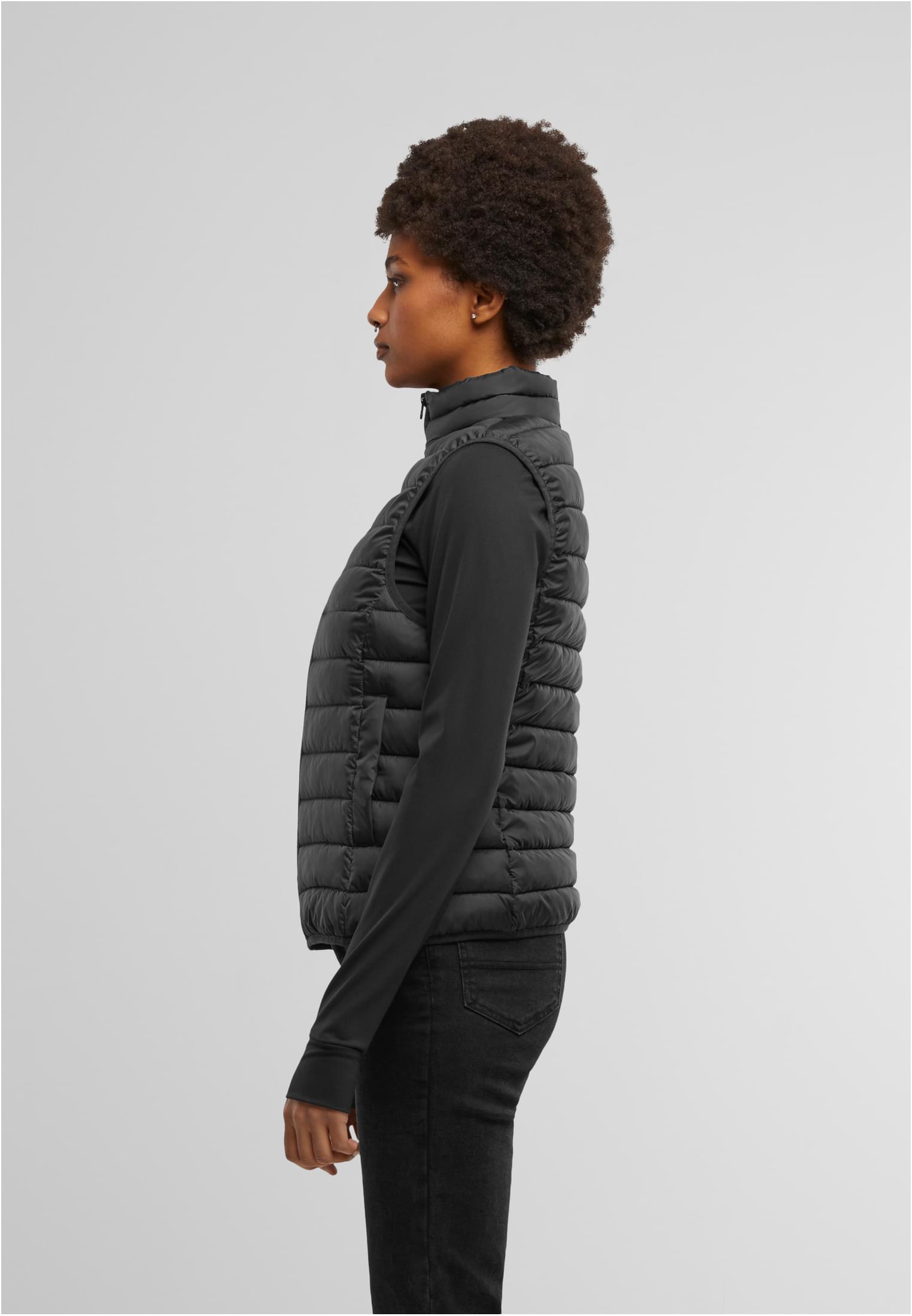 Ladies Light Puffer Vest black | black