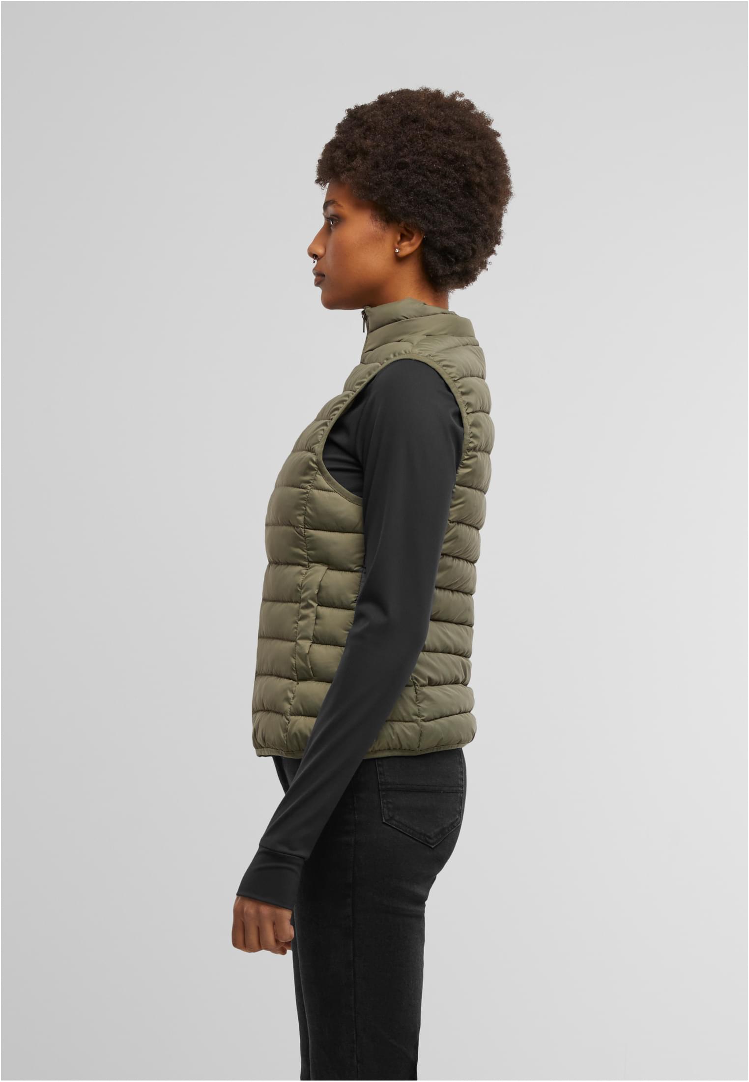 Ladies Light Puffer Vest olive | olive