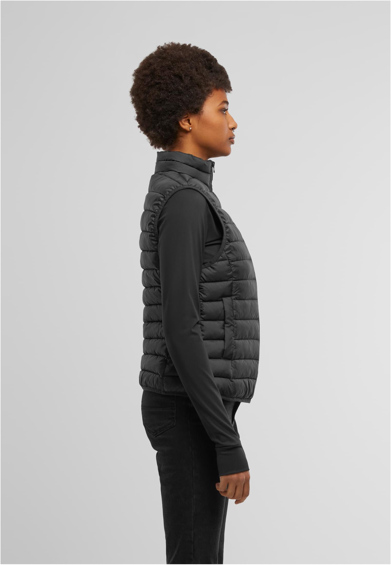 Ladies Light Puffer Vest black | black