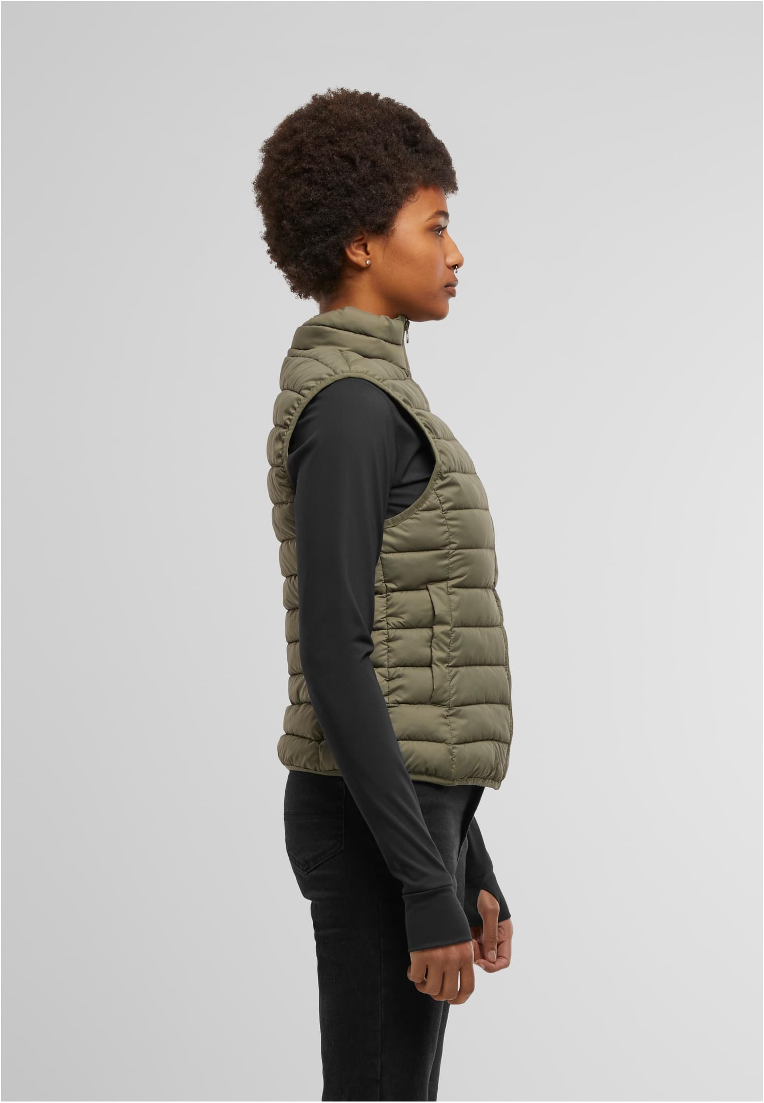 Ladies Light Puffer Vest olive | olive