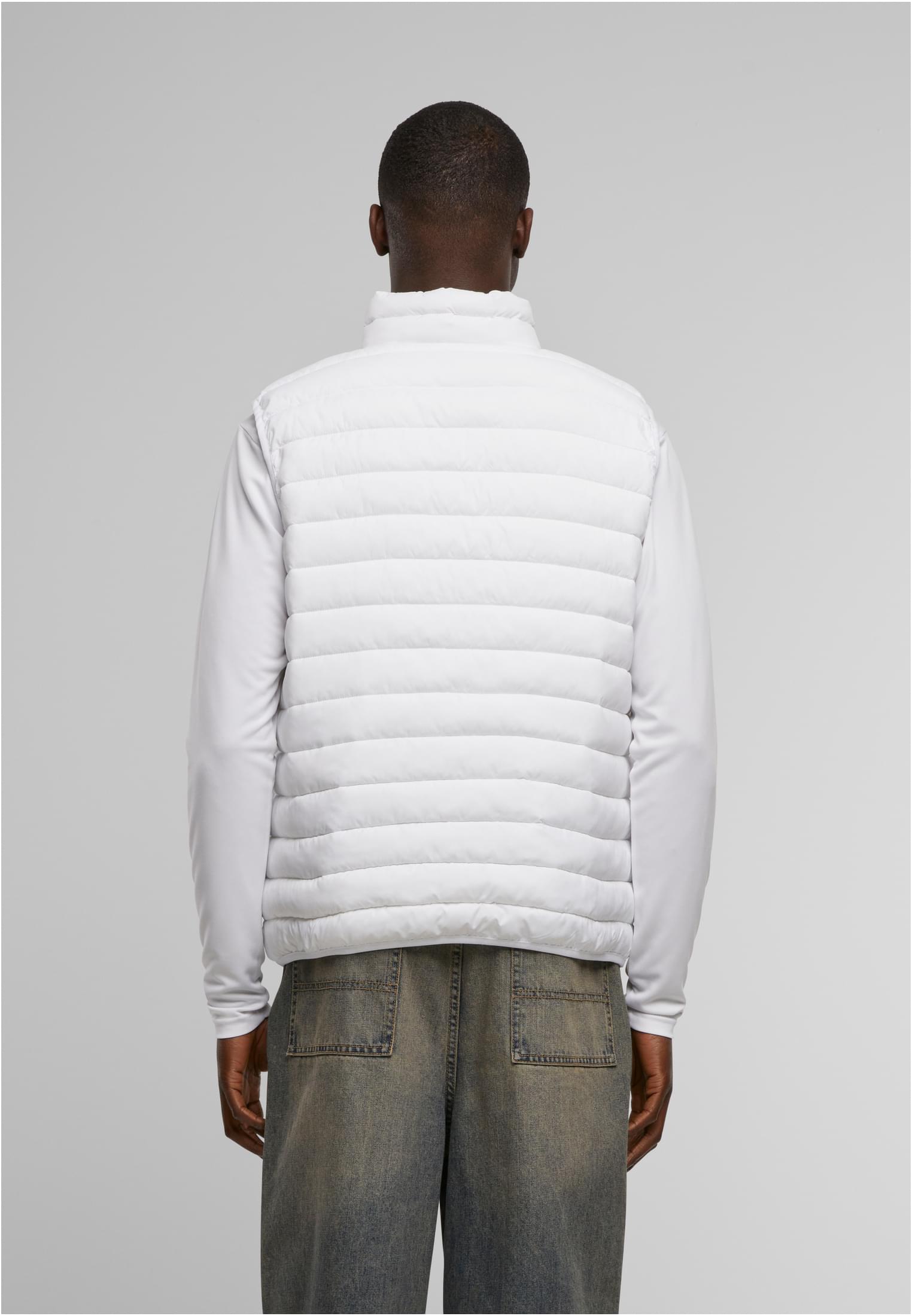 Light Puffer Vest white | white