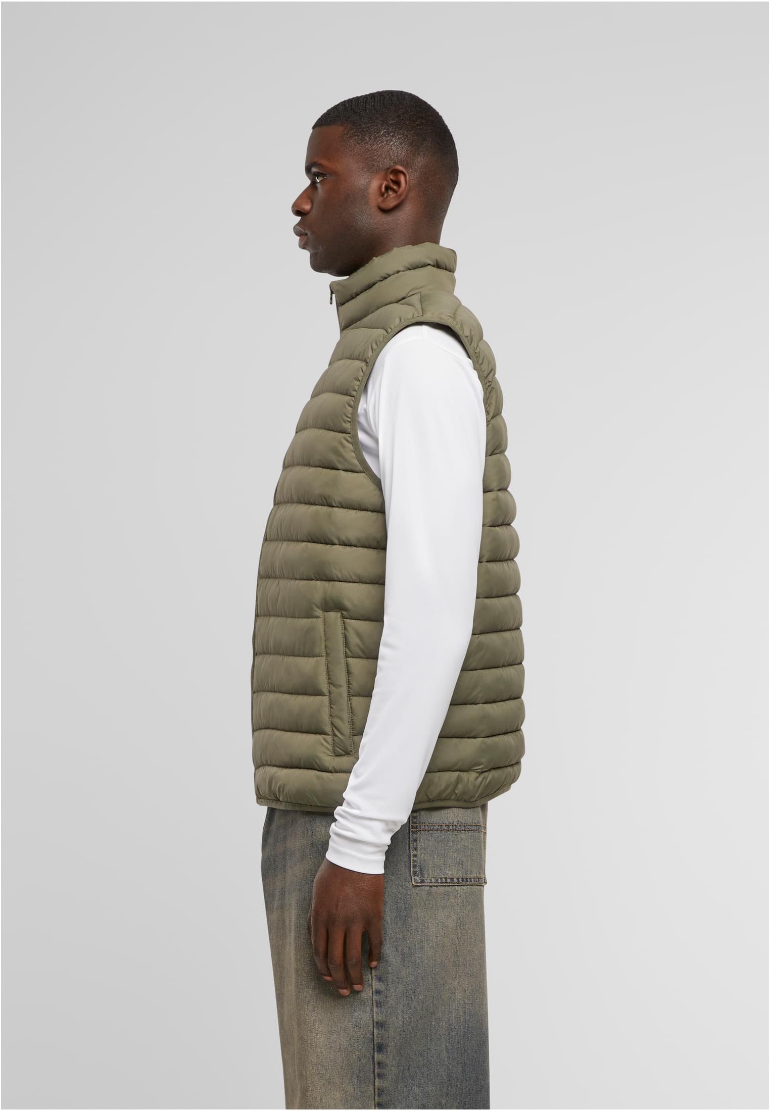 Light Puffer Vest olive | olive
