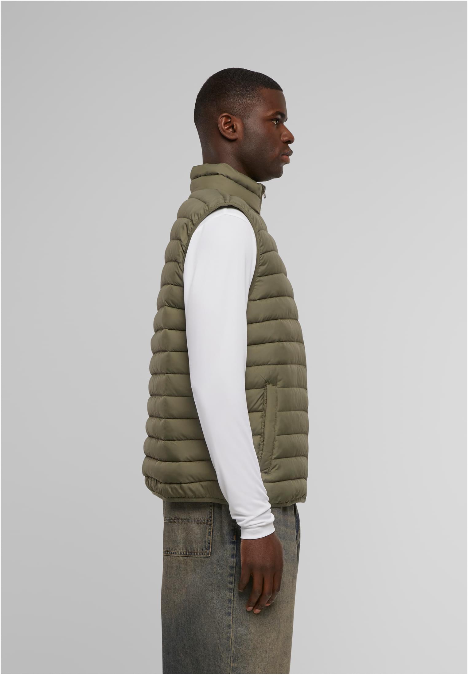 Light Puffer Vest olive | olive