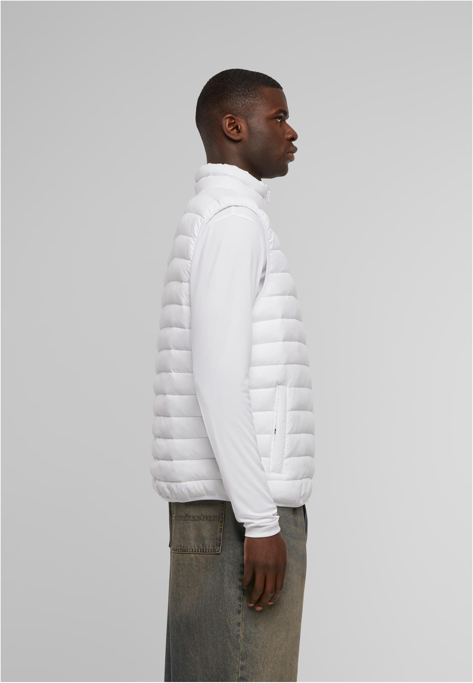 Light Puffer Vest white | white