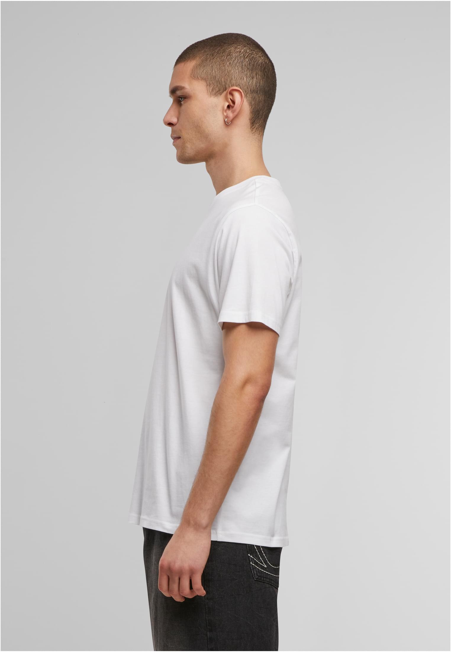 Basic Regular Fit Tee white | white