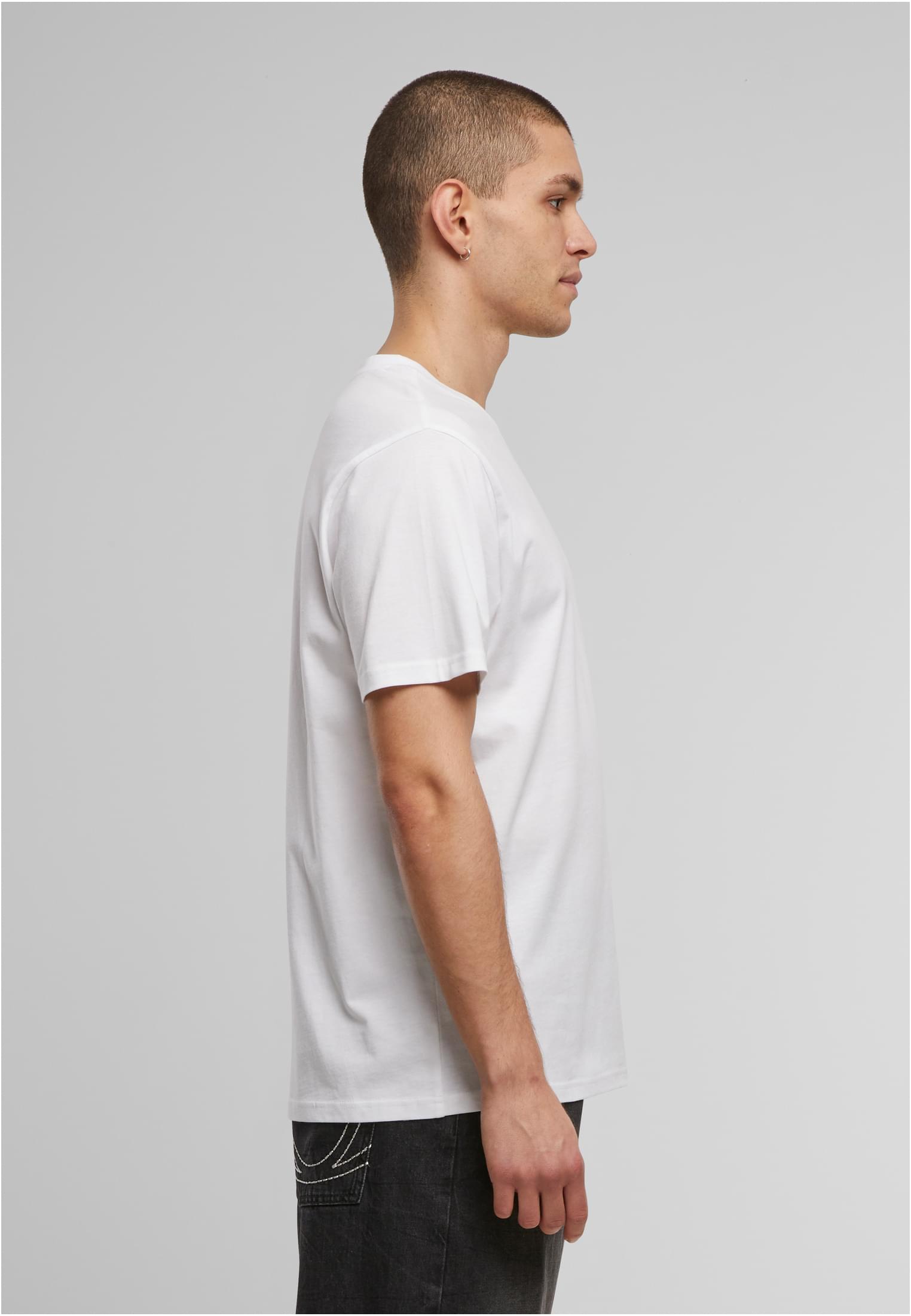 Basic Regular Fit Tee white | white