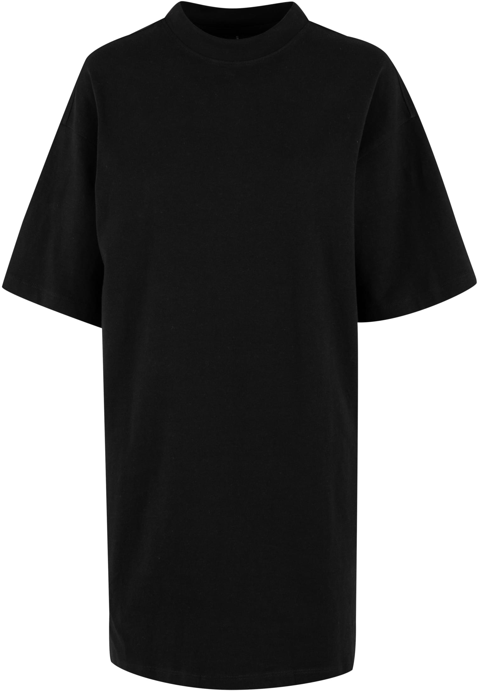Ladies Heavy Oversized Tee Dress black | black