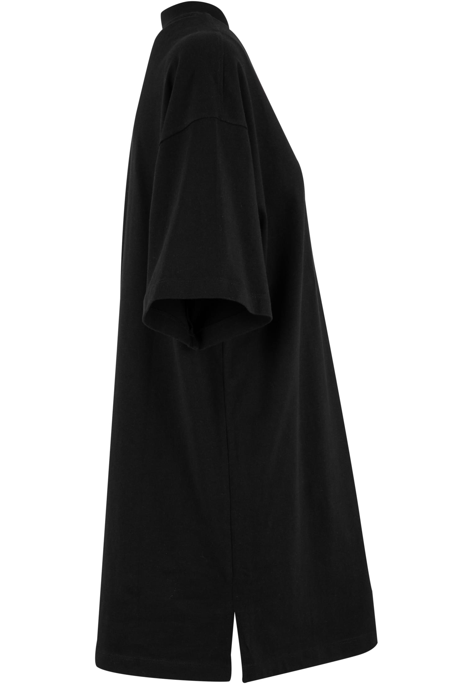 Ladies Heavy Oversized Tee Dress black | black