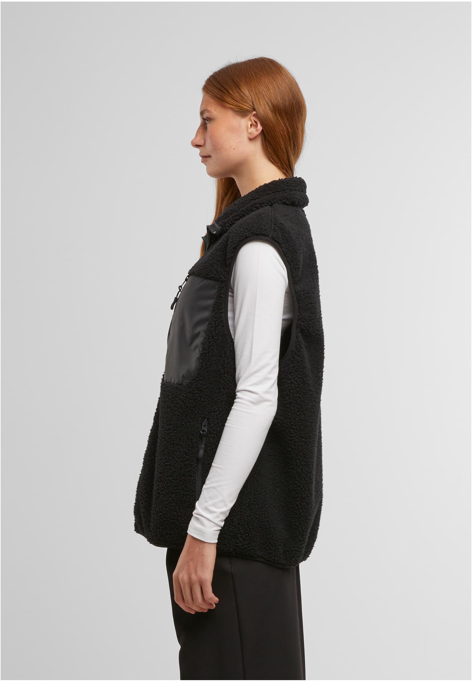 Bonded Sherpa Vest black | black