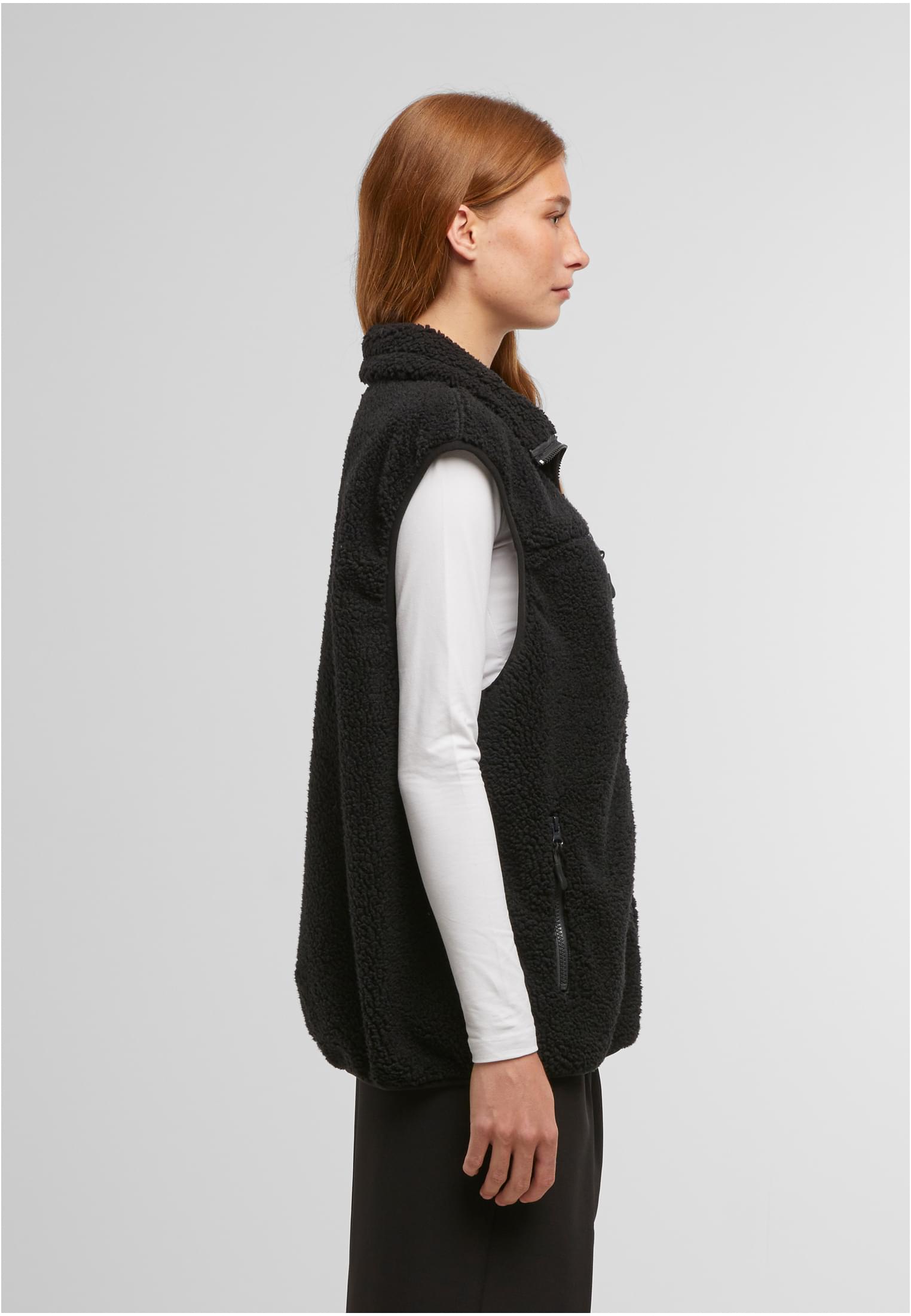 Bonded Sherpa Vest black | black