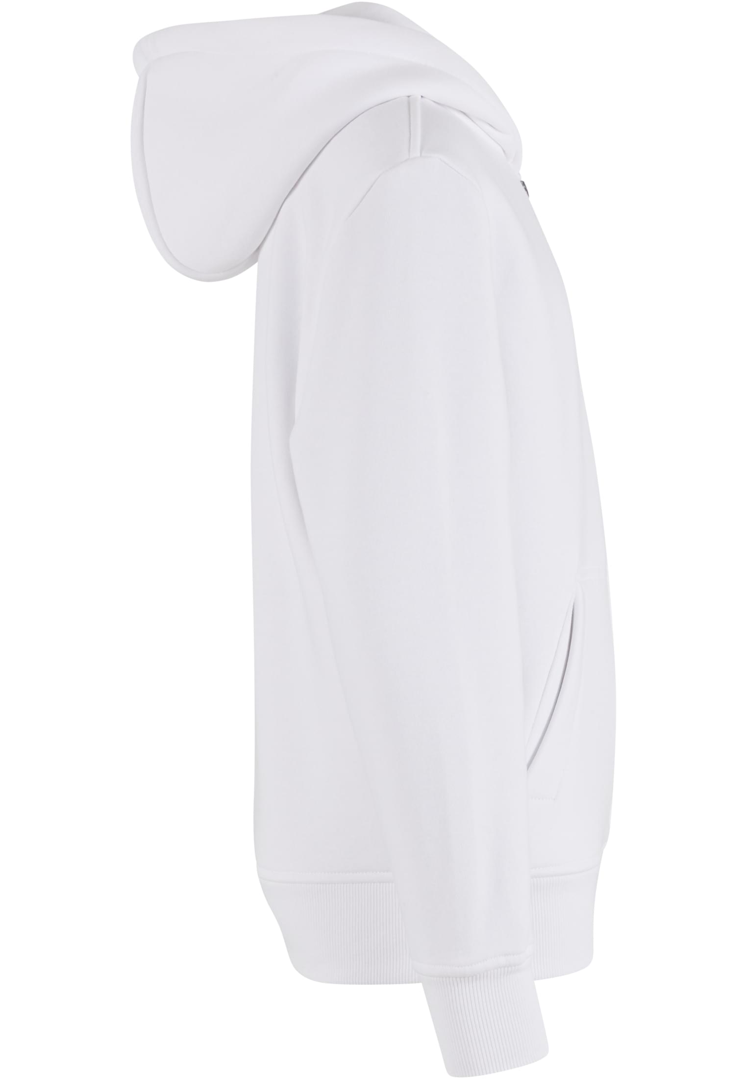 Kids Oversized Zip Hoody white | white