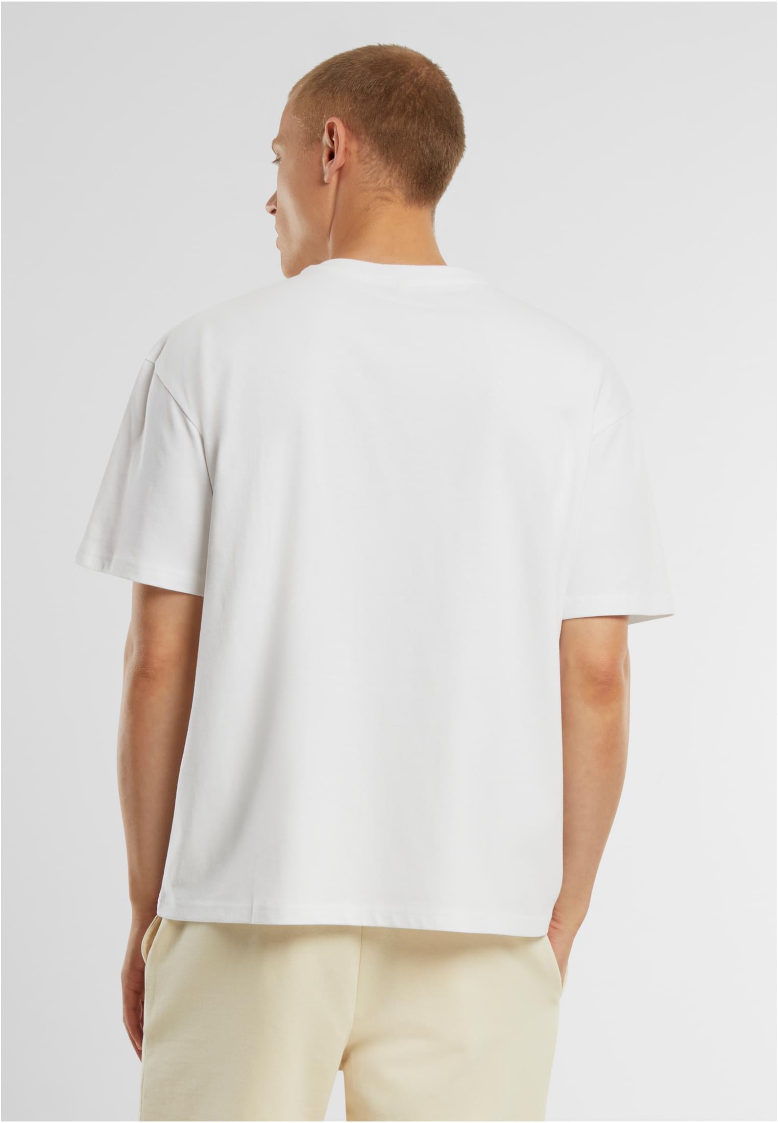 Oversized Jersey Tee white | white