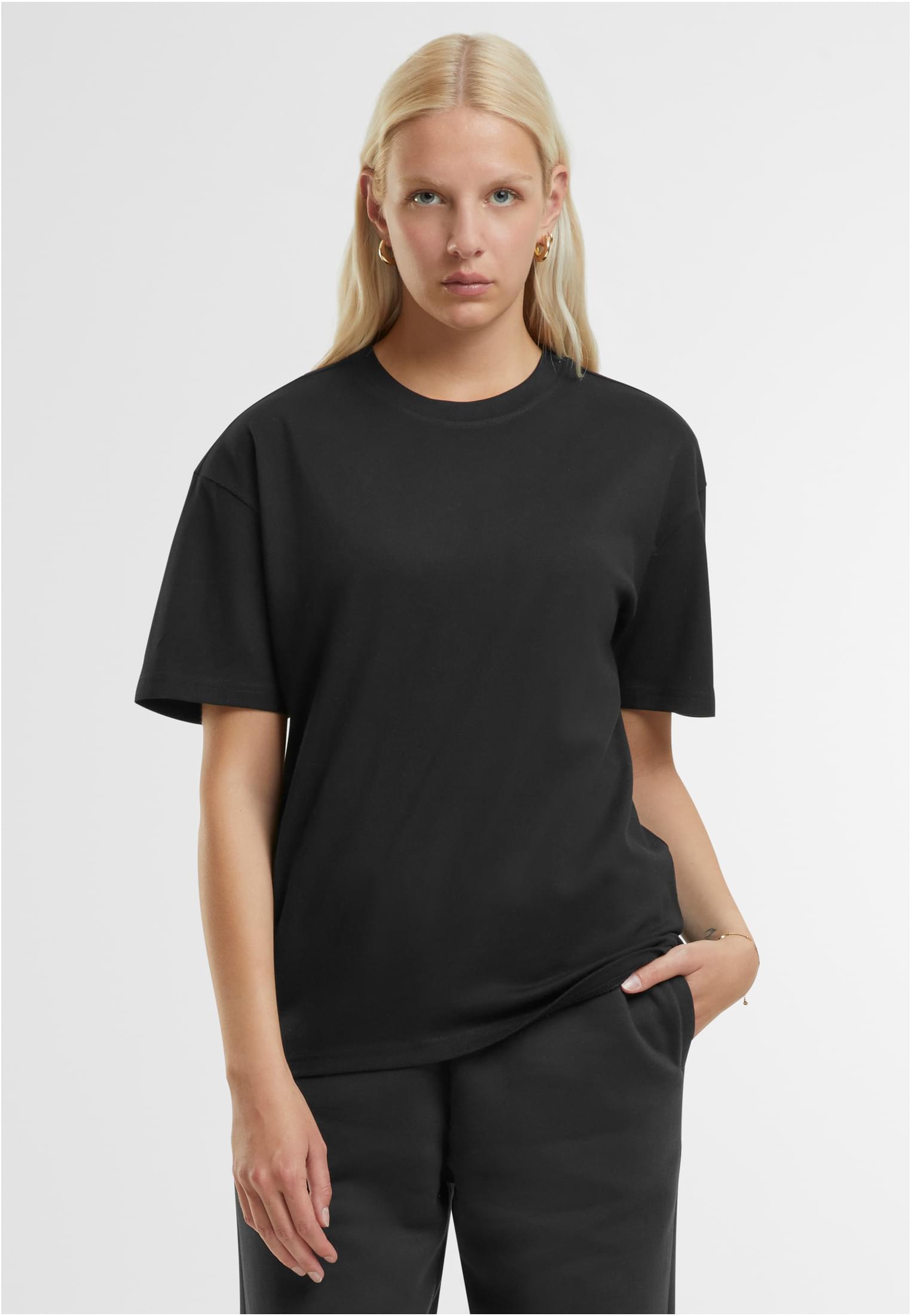 Oversized Jersey Tee black | black