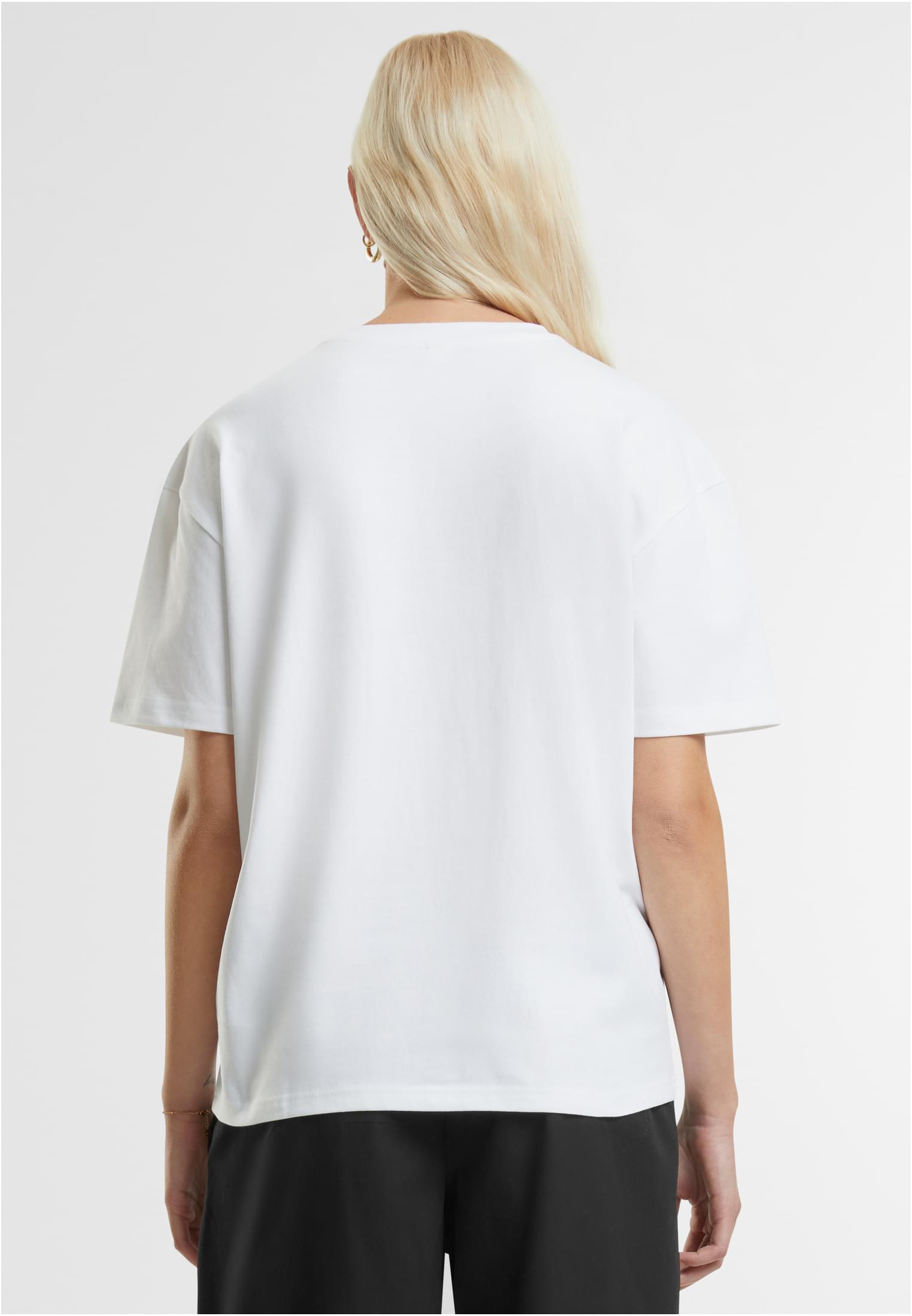 Oversized Jersey Tee white | white