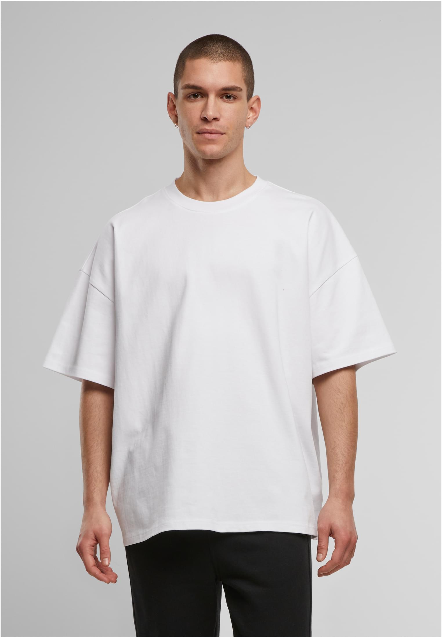 Heavy Jersey Oversized Tee white | white