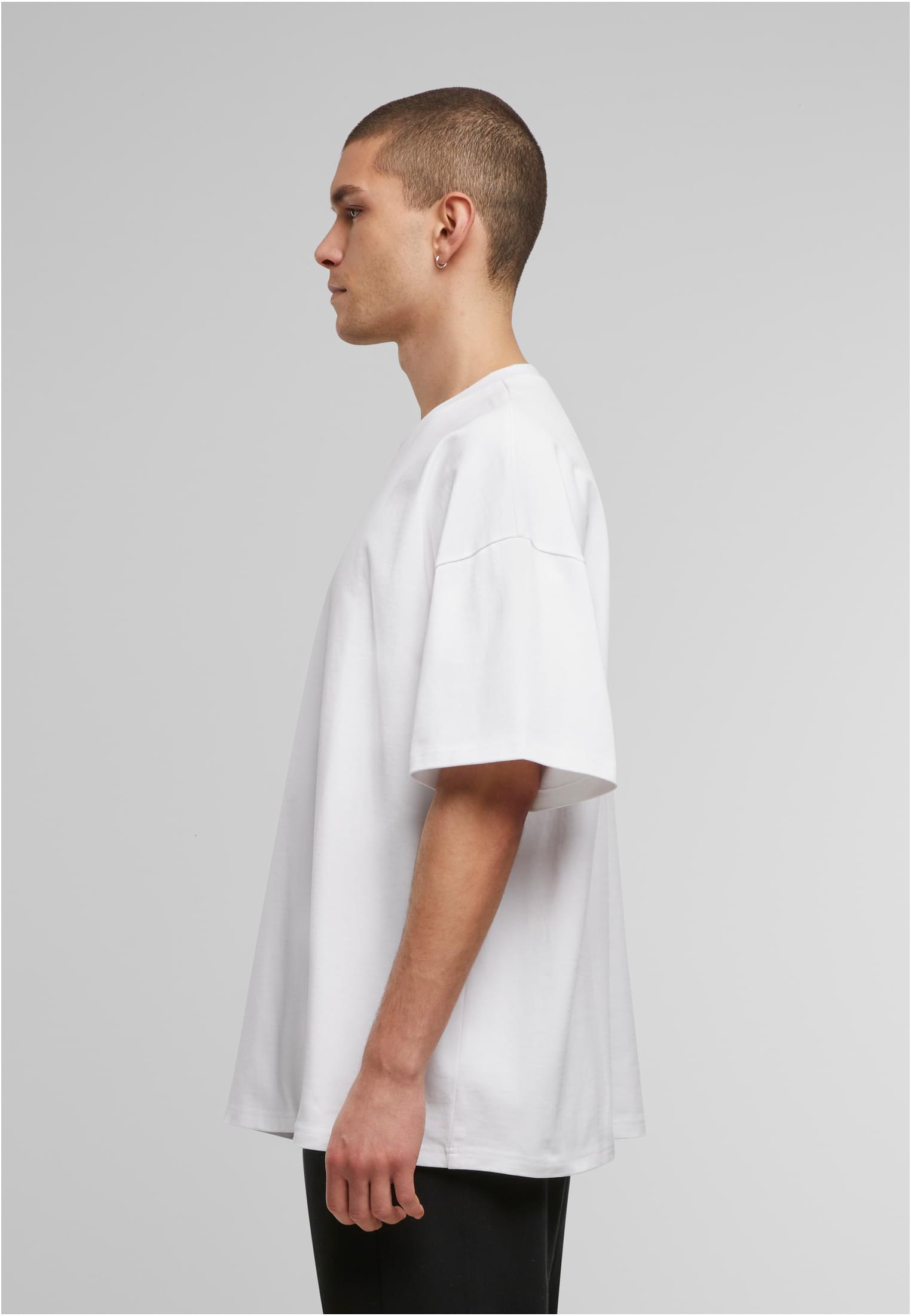 Heavy Jersey Oversized Tee white | white