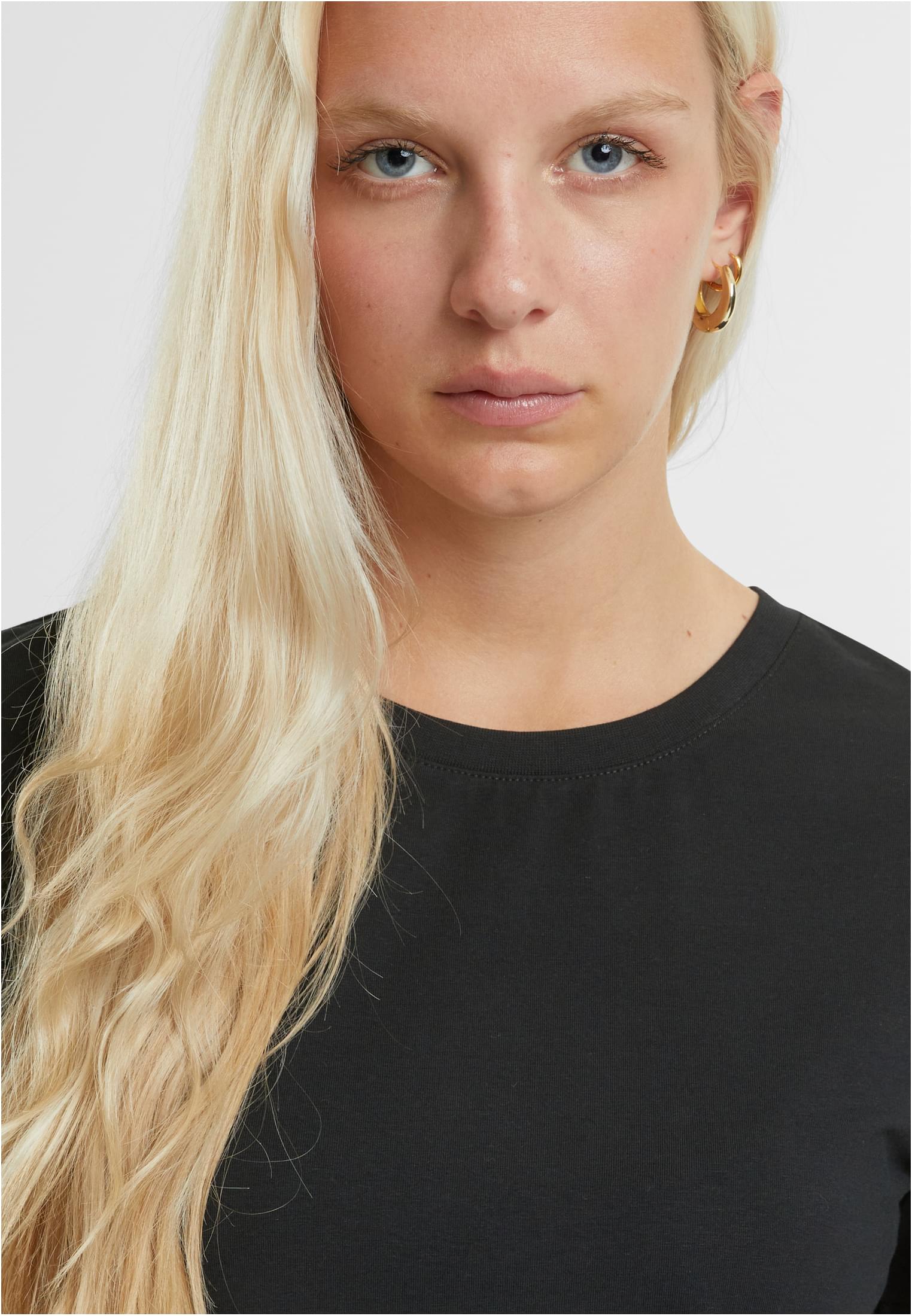 Ladies Cropped Tee black | black