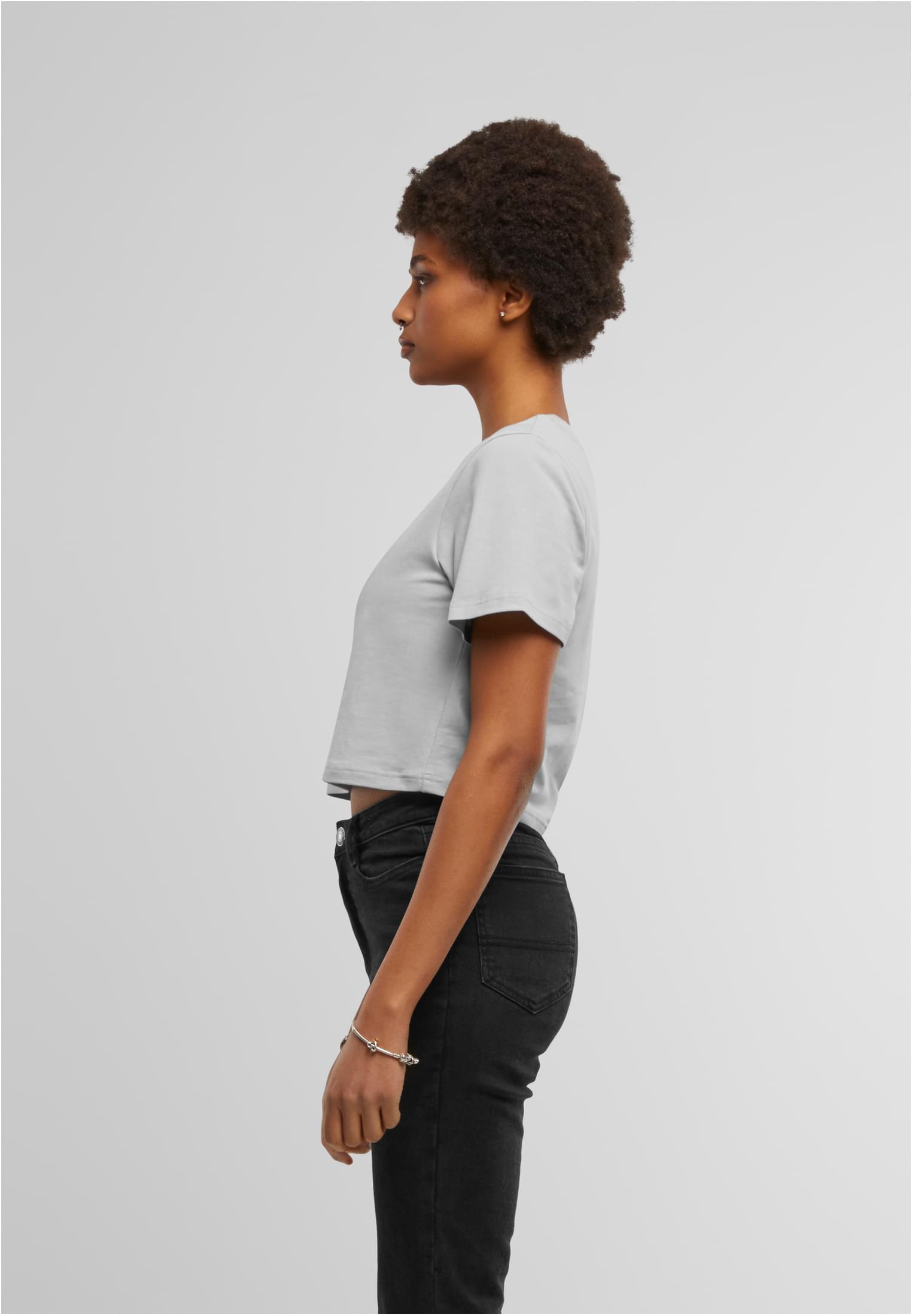 Ladies Cropped Tee lightasphalt | lightasphalt