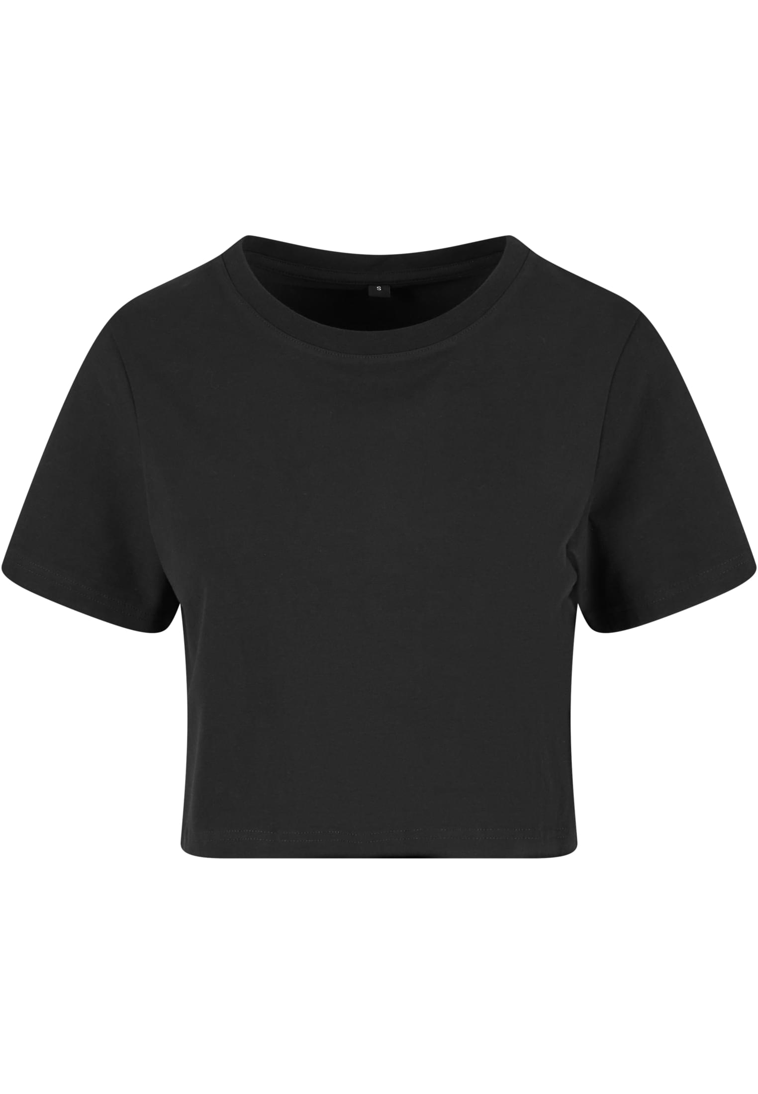 Ladies Cropped Tee black | black