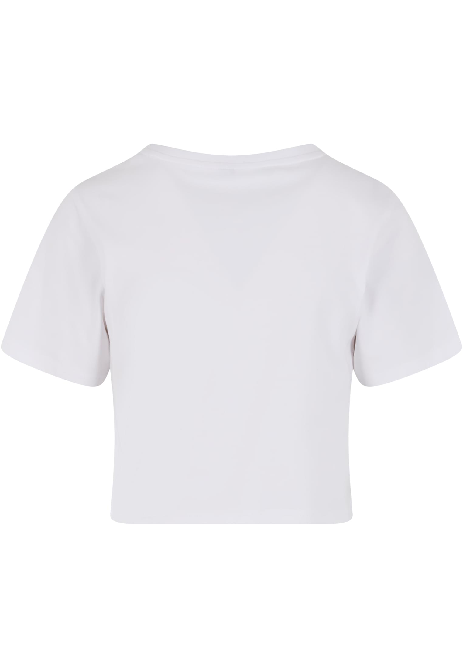 Ladies Cropped Tee white | white