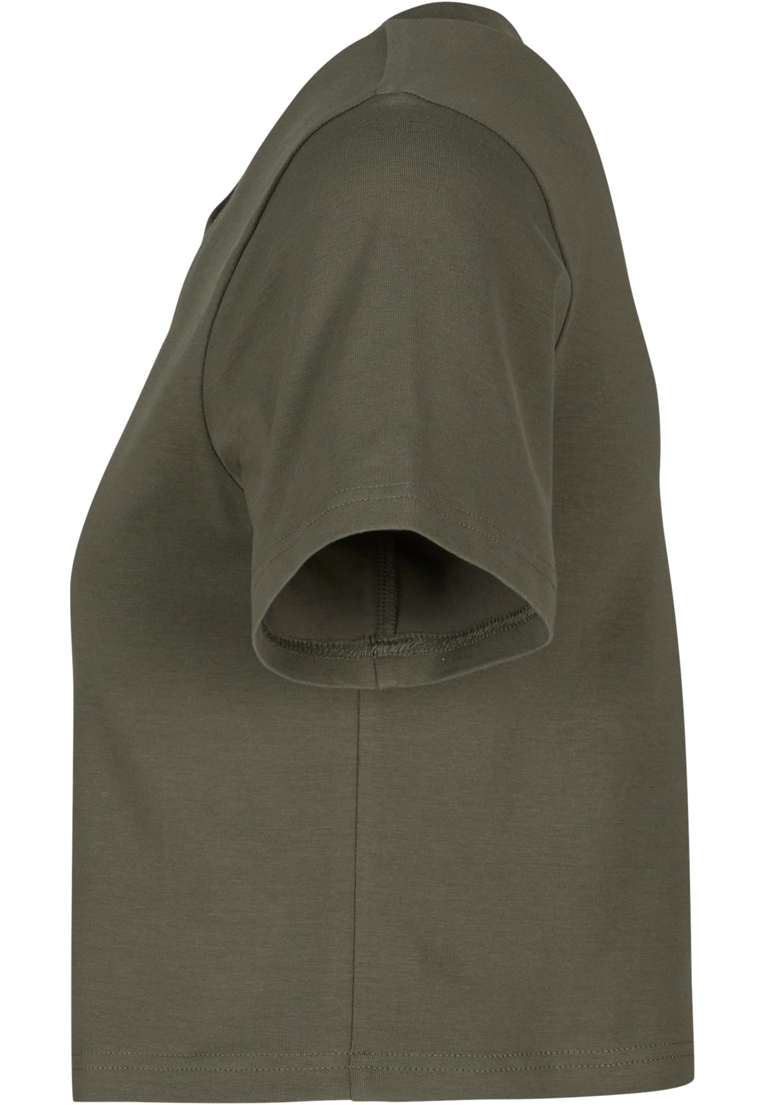 Ladies Cropped Tee olive | olive