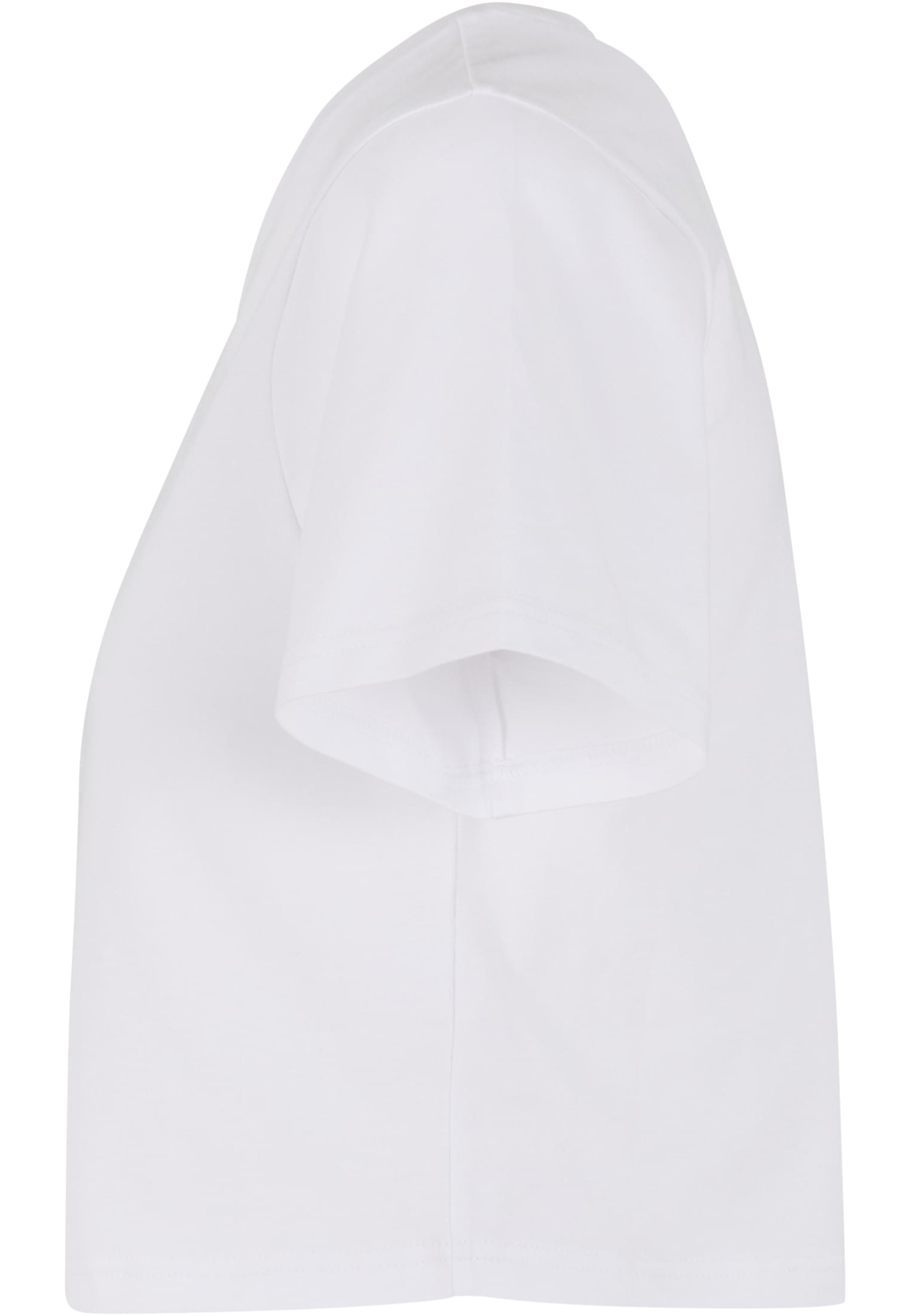 Ladies Cropped Tee white | white