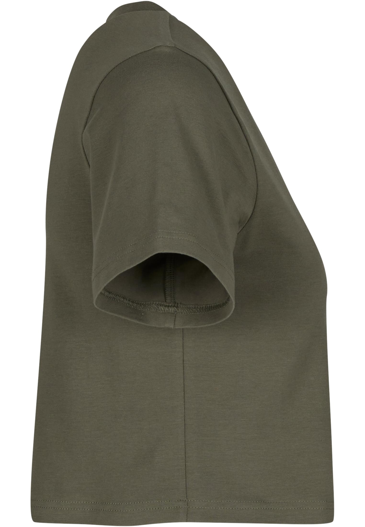 Ladies Cropped Tee olive | olive