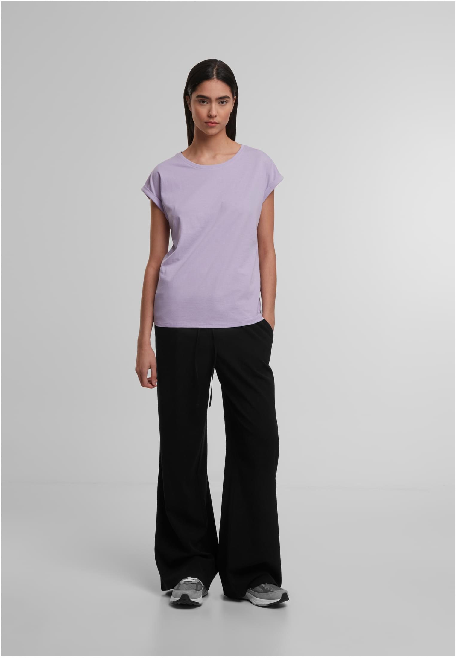 Ladies Regular Extended Shoulder Tee lilac | lilac