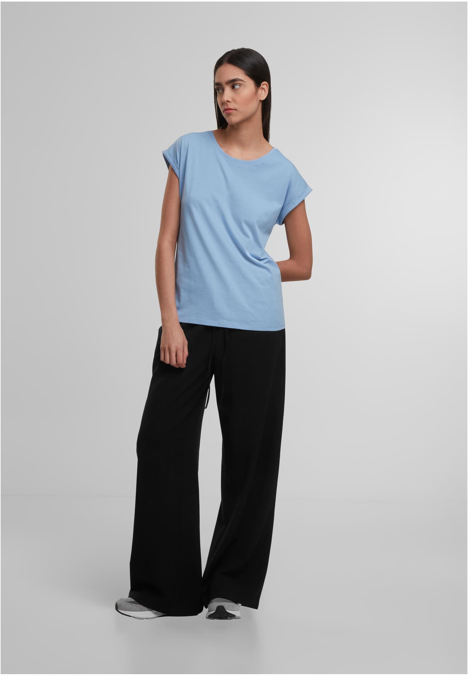 Ladies Regular Extended Shoulder Tee powderblue | powderblue