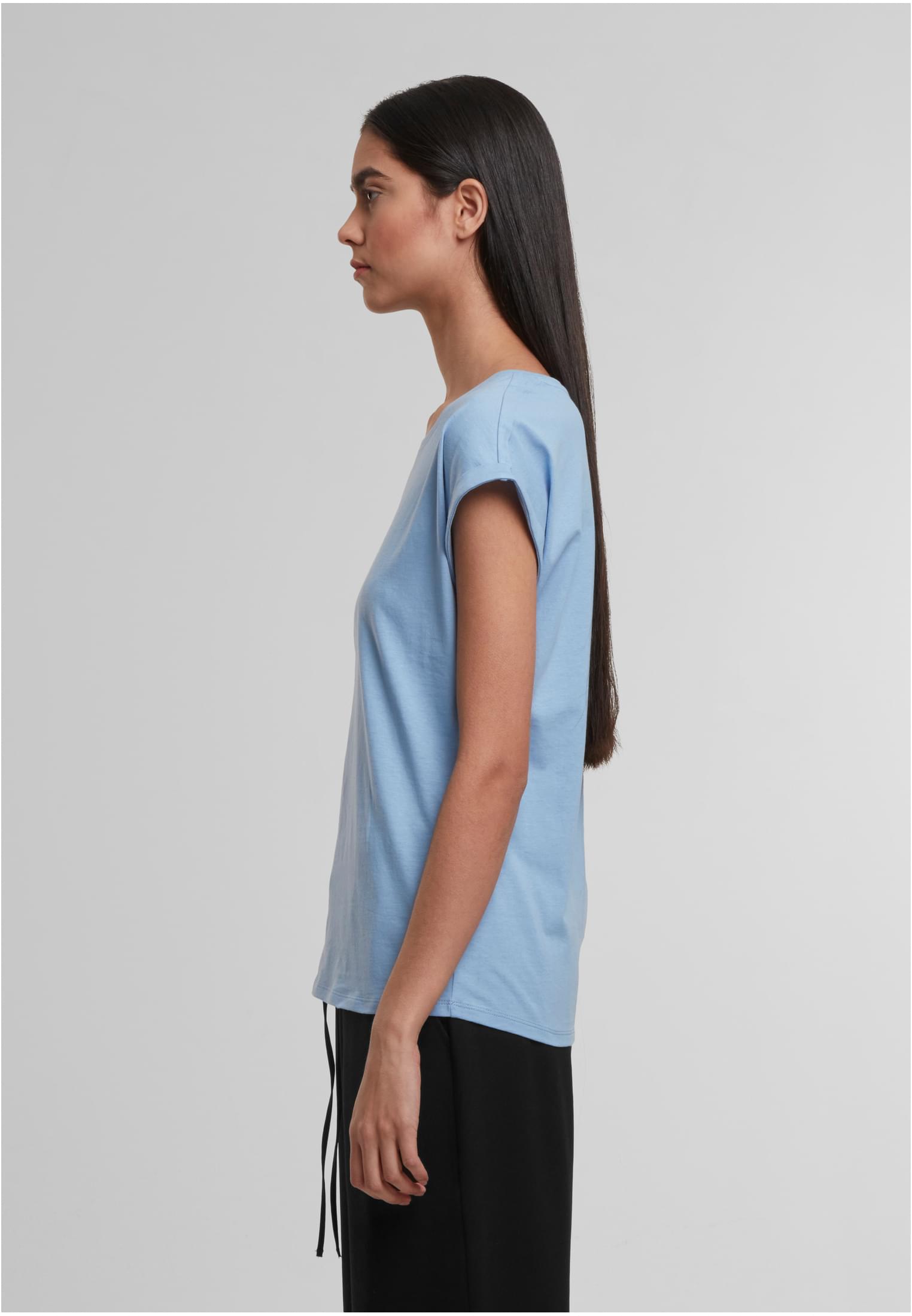 Ladies Regular Extended Shoulder Tee powderblue | powderblue