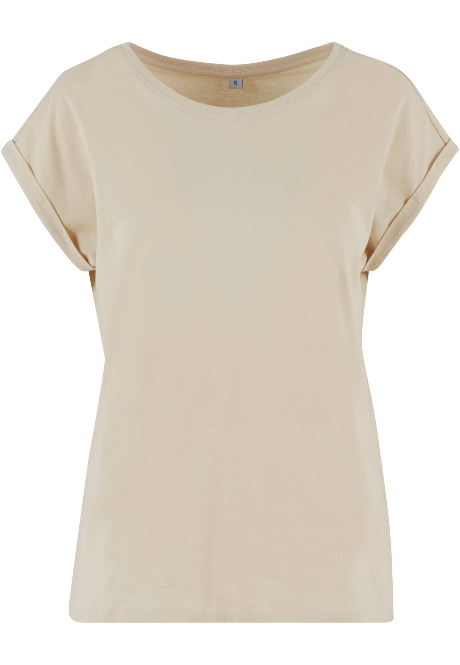 Ladies Regular Extended Shoulder Tee sand | sand