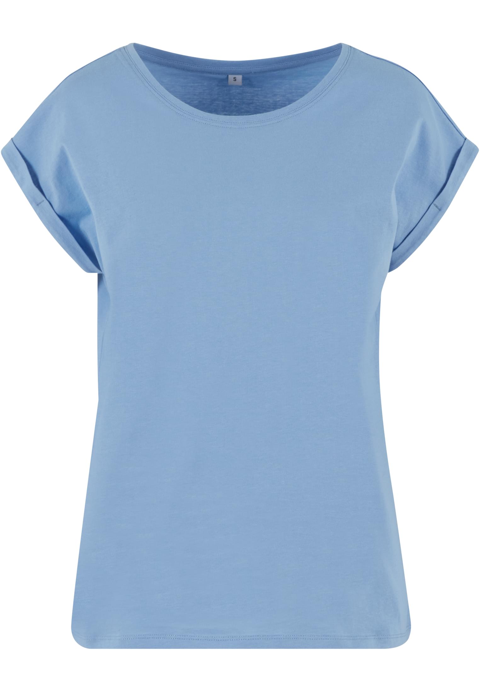 Ladies Regular Extended Shoulder Tee powderblue | powderblue