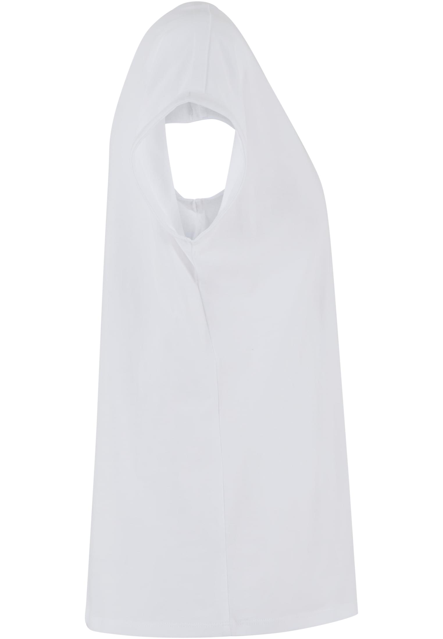 Ladies Regular Extended Shoulder Tee white | white