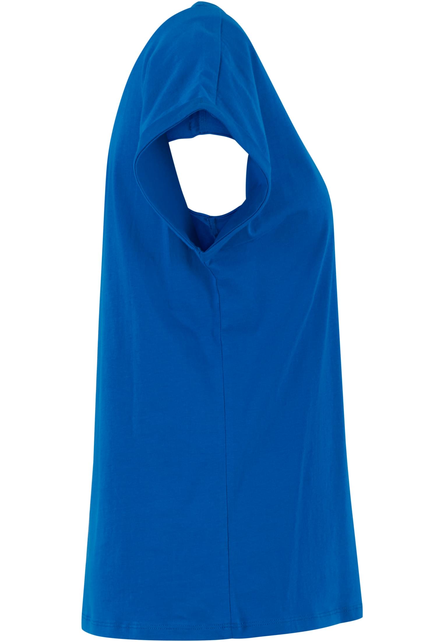 Ladies Regular Extended Shoulder Tee cobaltblue | cobaltblue