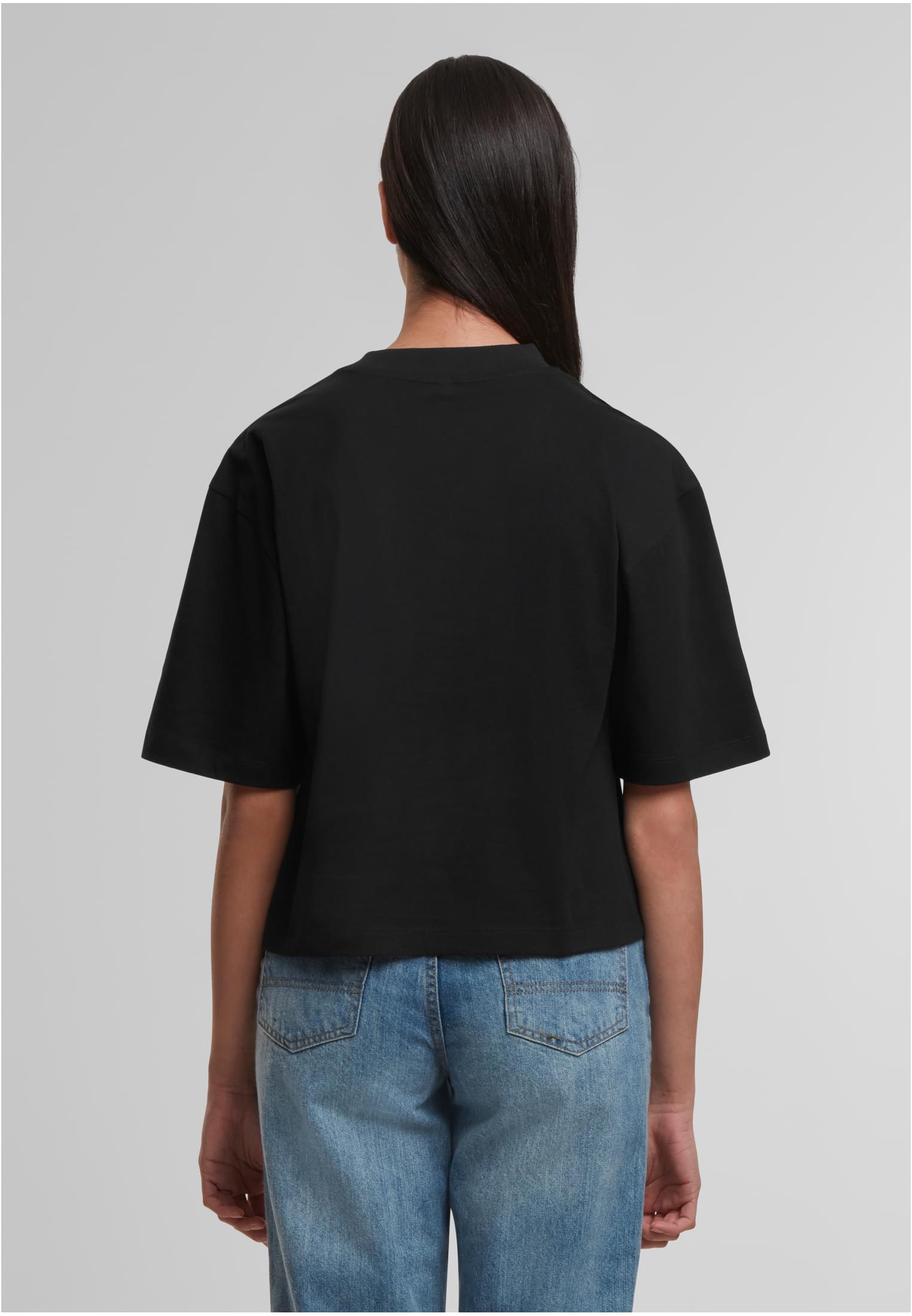 Ladies Oversized Tee black | black