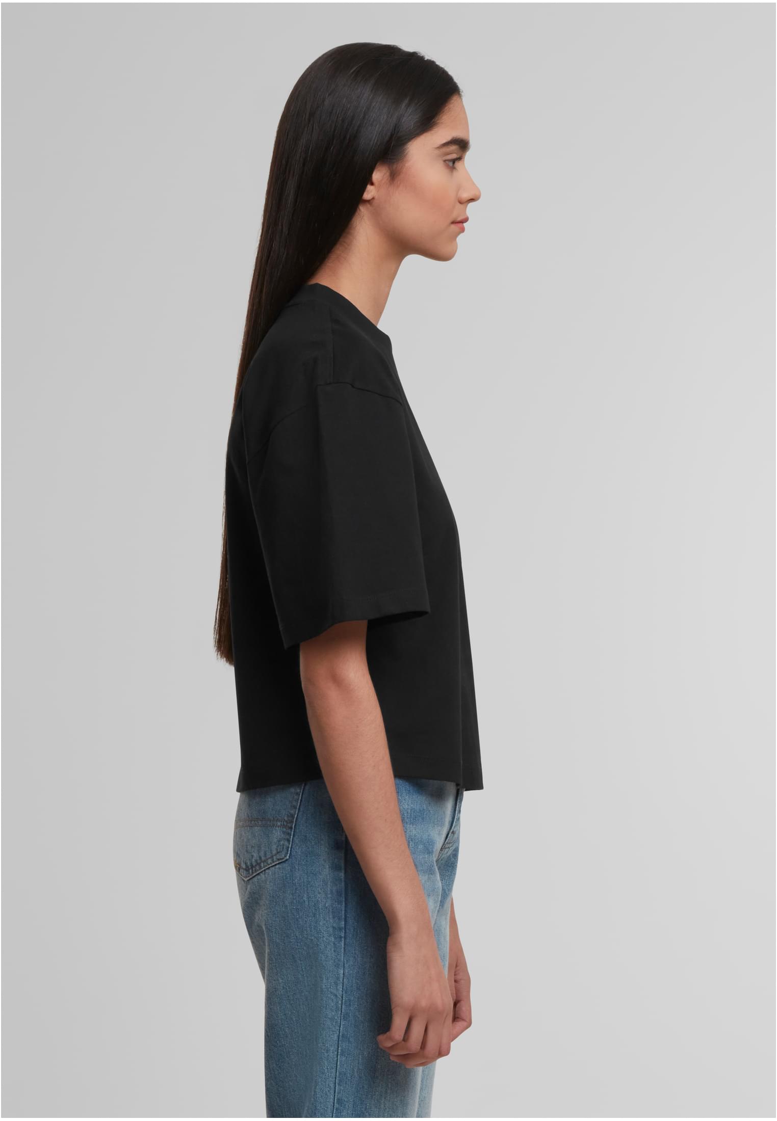 Ladies Oversized Tee black | black