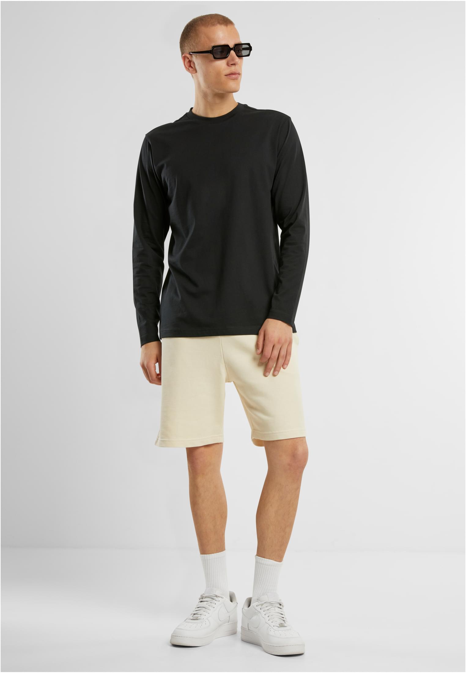 Regular Fit Longsleeve black | black