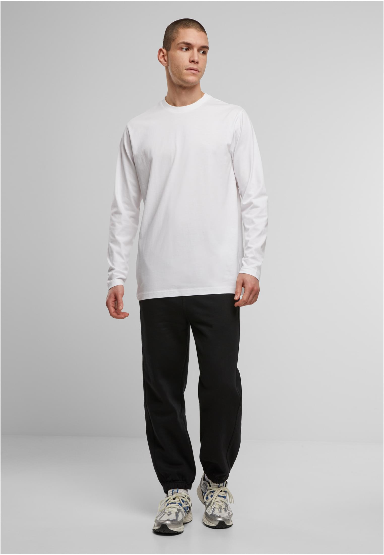 Regular Fit Longsleeve white | white
