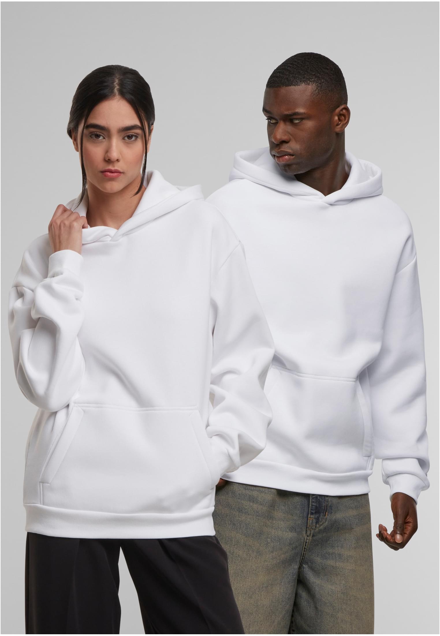 Oversized Hoody white | white
