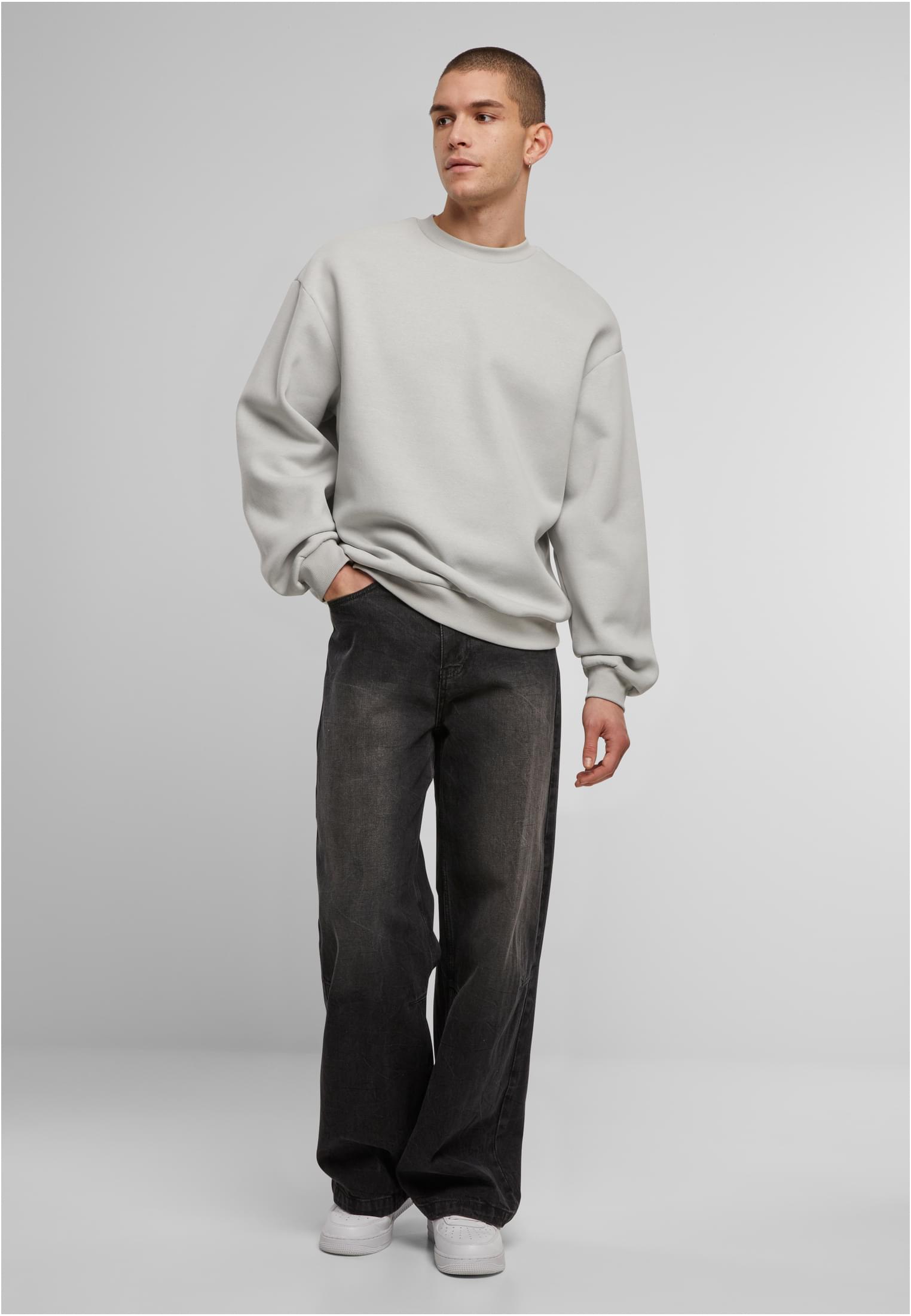 Oversized Crewneck lightasphalt | lightasphalt