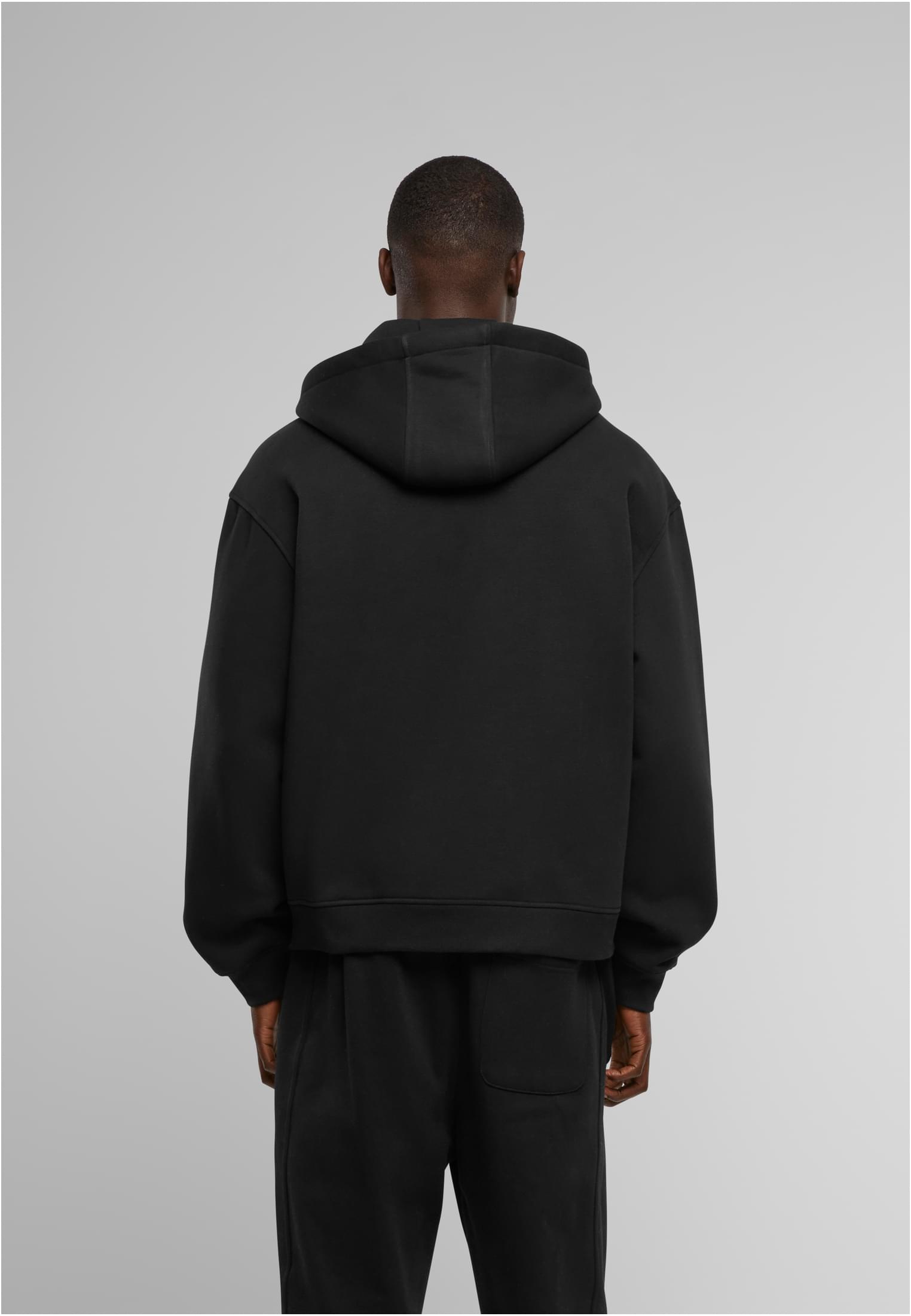 Oversized Zip Hoody black | black
