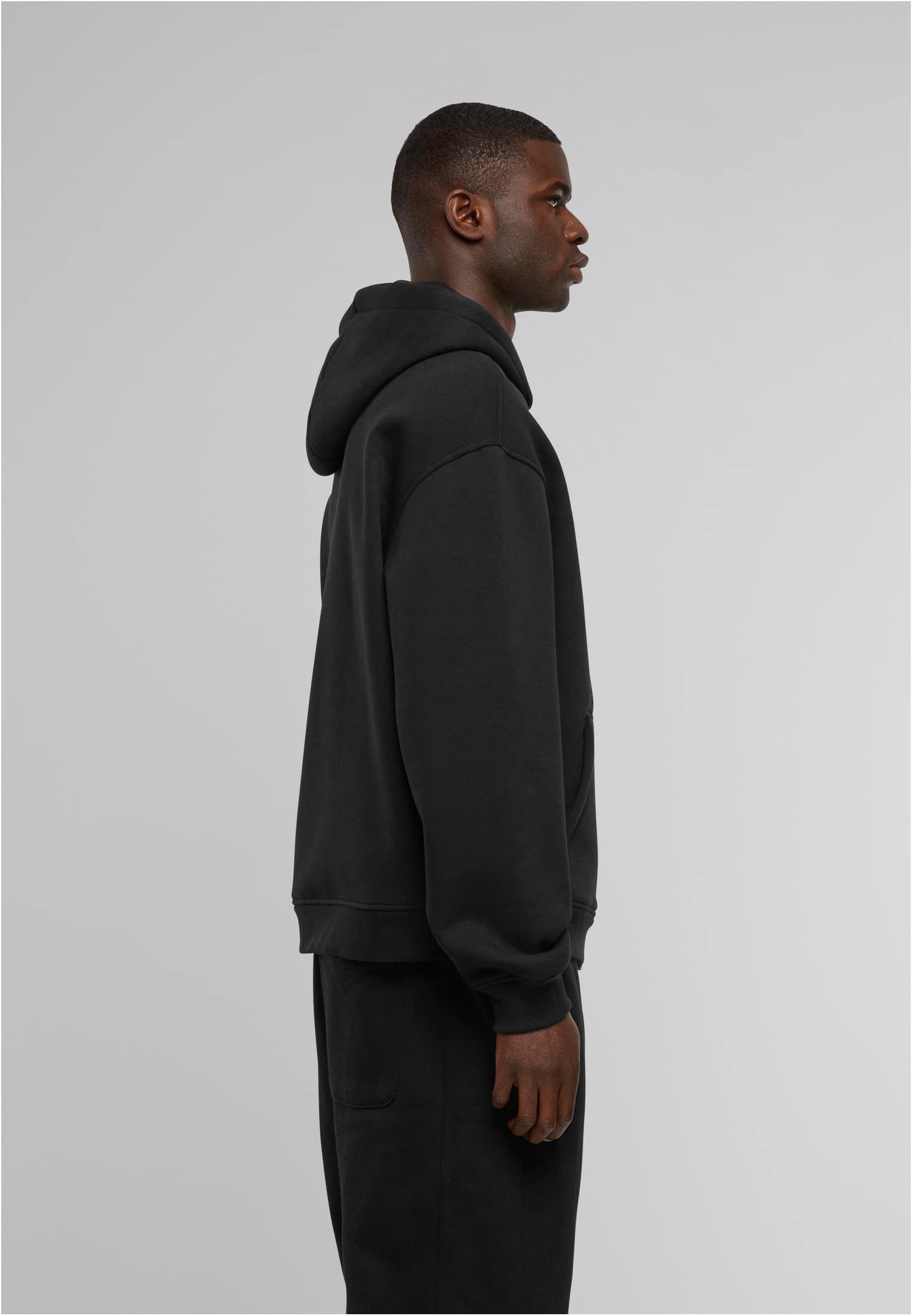 Oversized Zip Hoody black | black