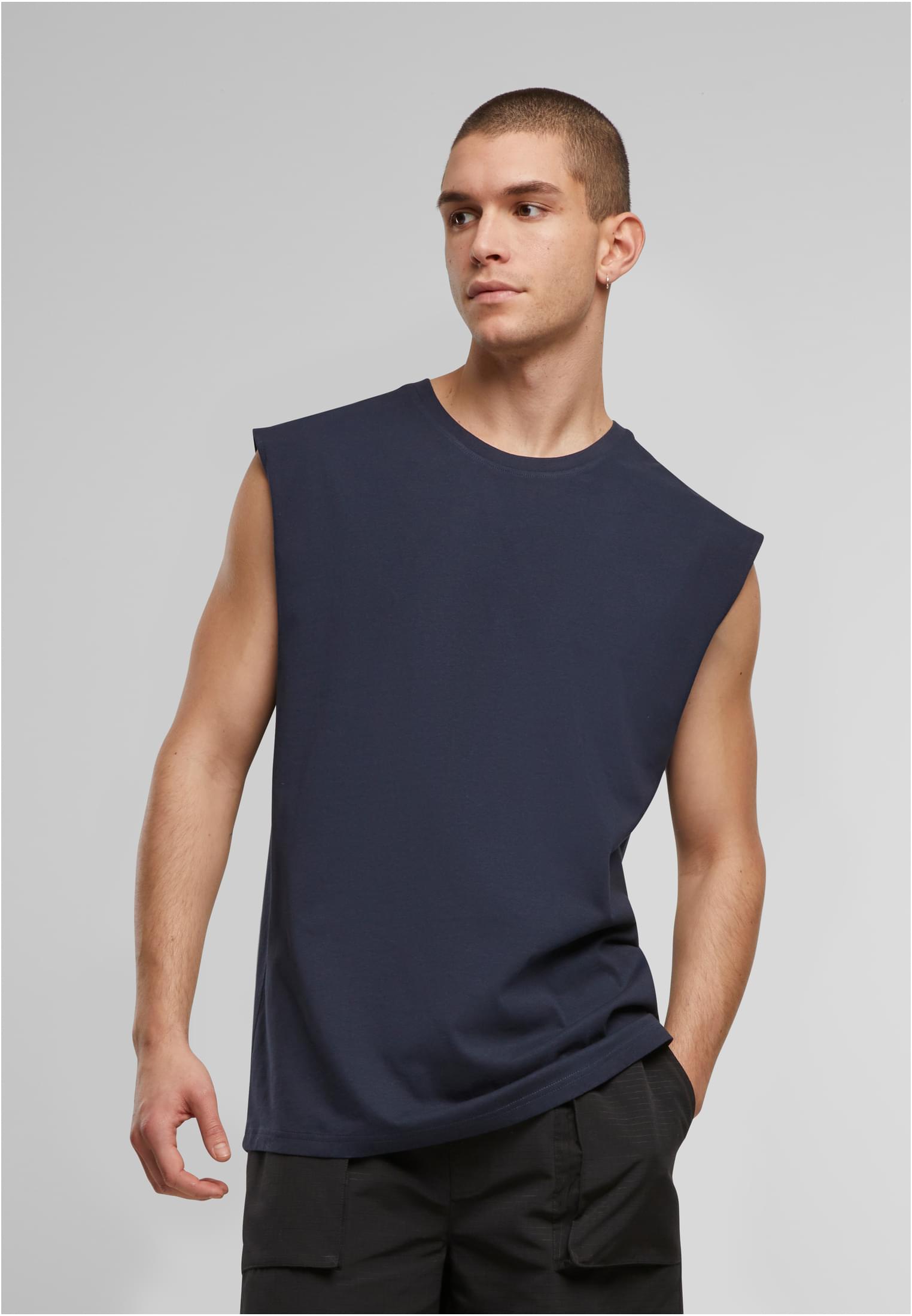 Sleeveless Tee navy | navy
