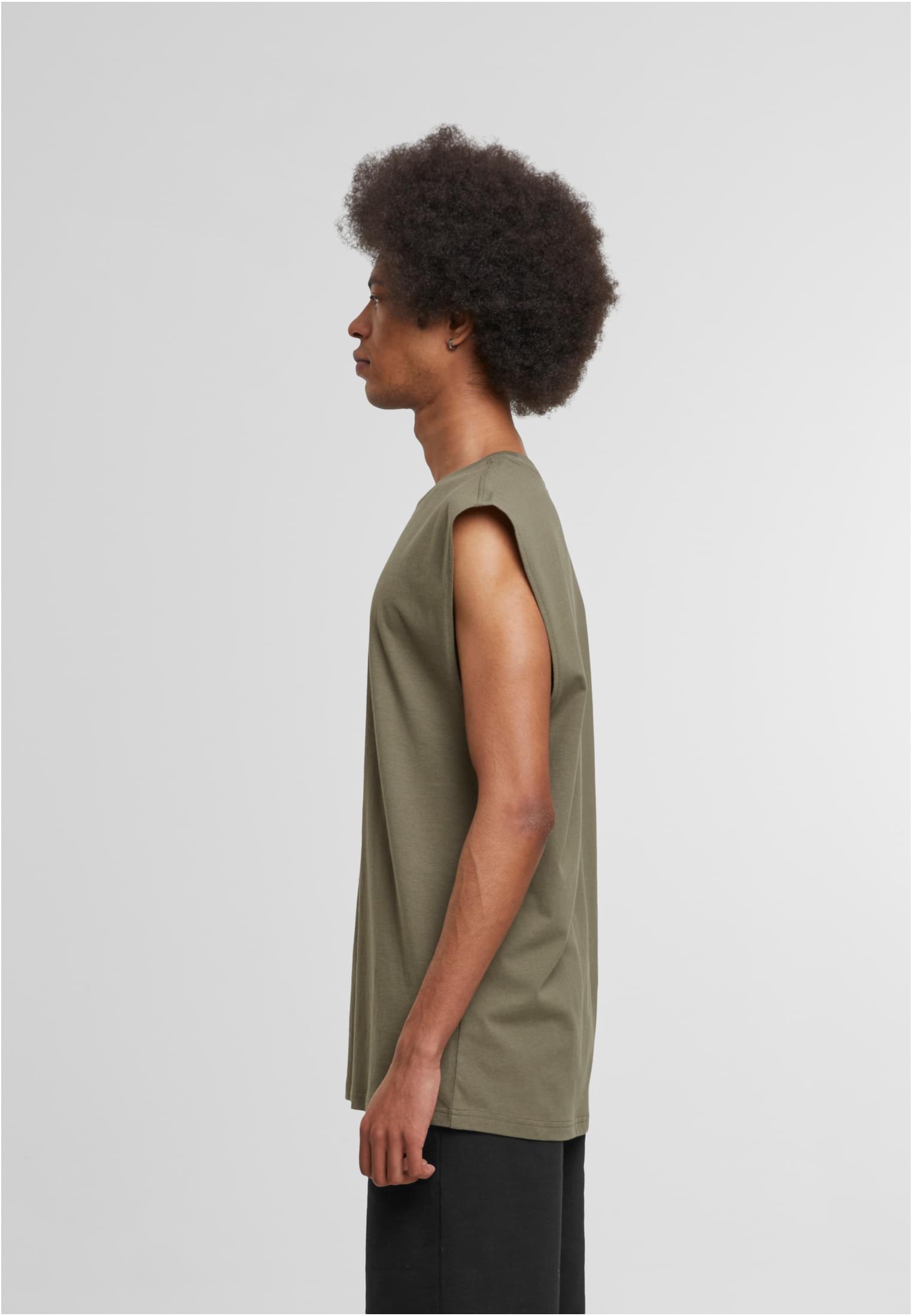 Sleeveless Tee olive | olive